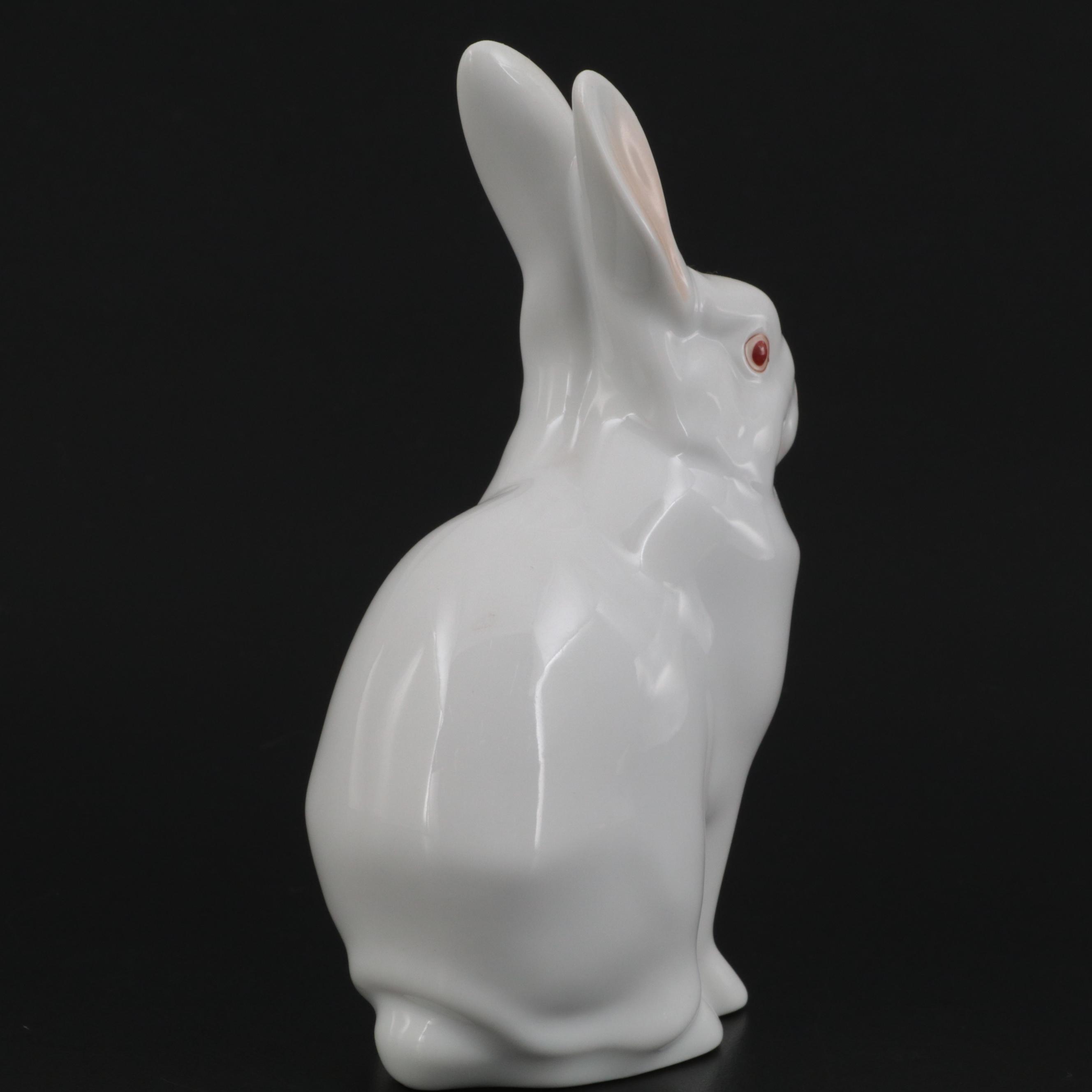 Herend Natural "Rabbit" Porcelain Figurine