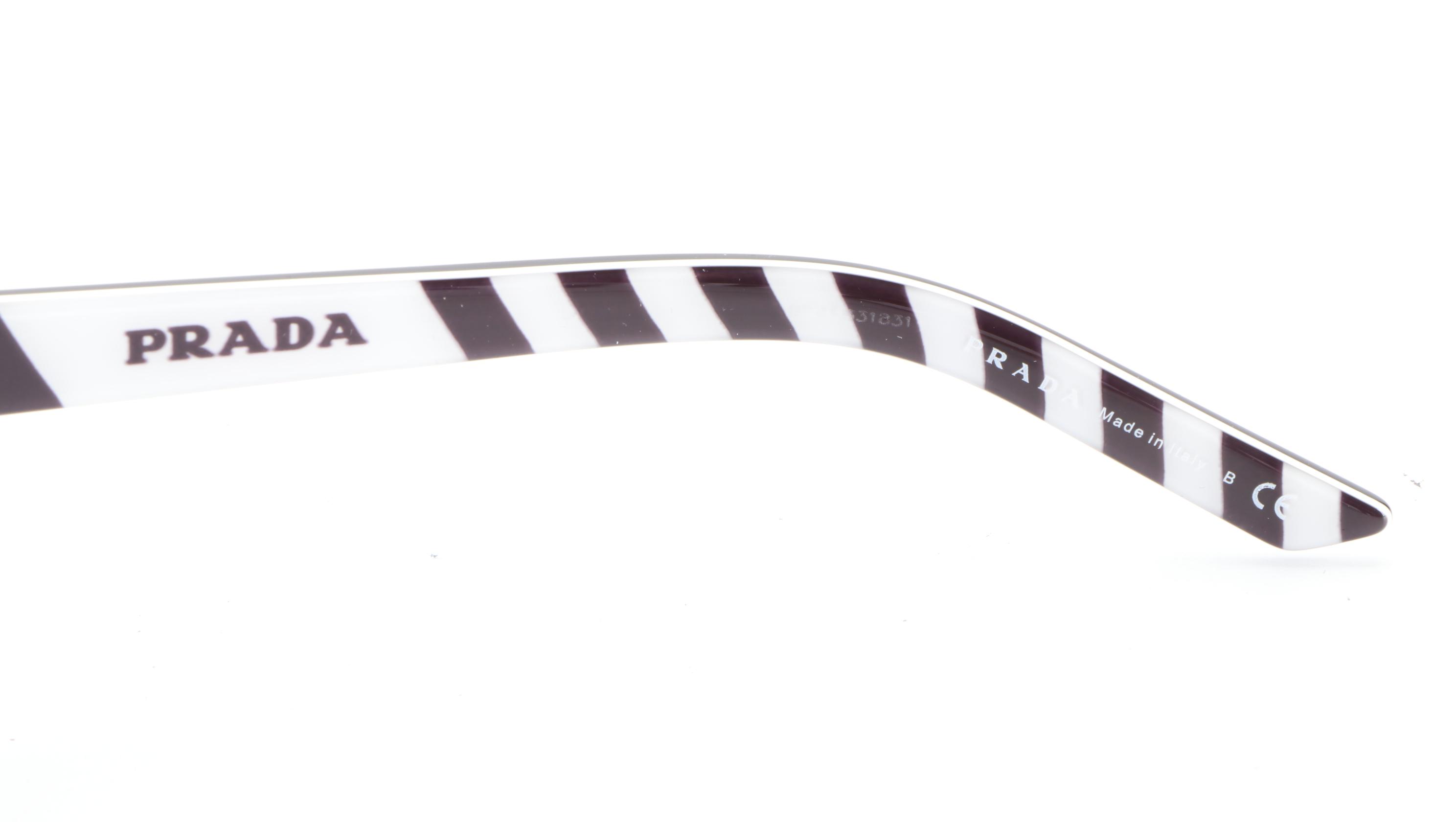 Prada SPR04V Faux Tortoise Sunglasses with Case and Box