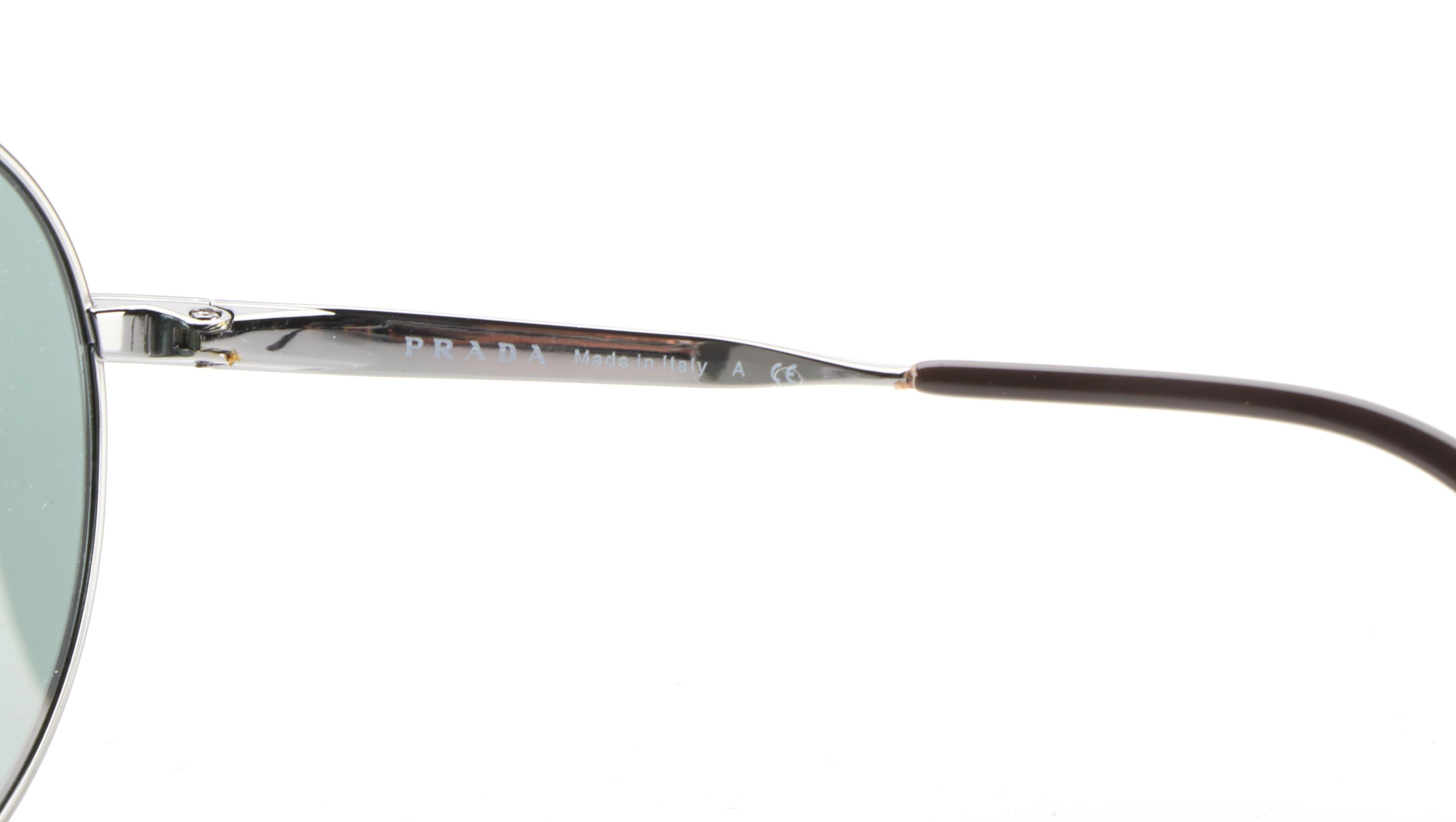 Prada SPR55X Shield Sunglasses with Case and Box