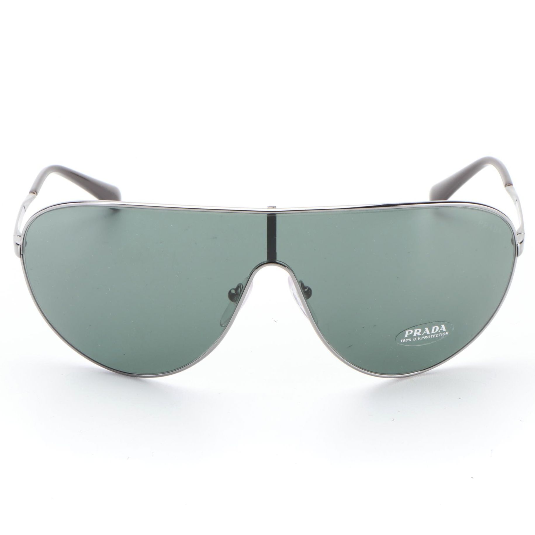 Prada SPR55X Shield Sunglasses with Case and Box