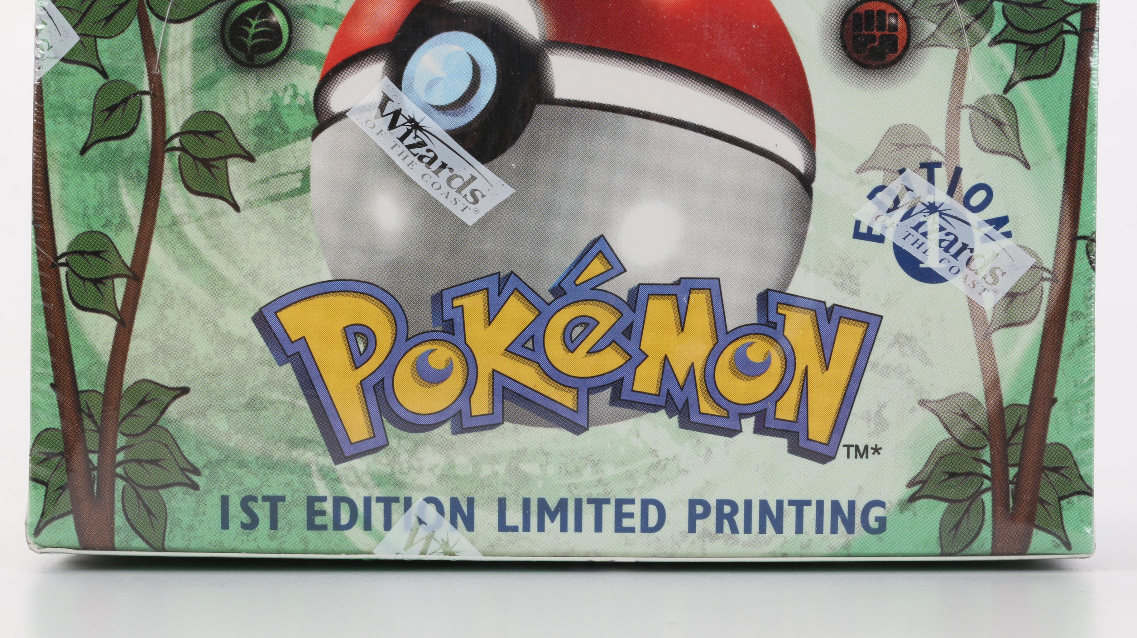 1999 Wizards of the Coast Sealed Pokémon First Edition Jungle Set Booster Box