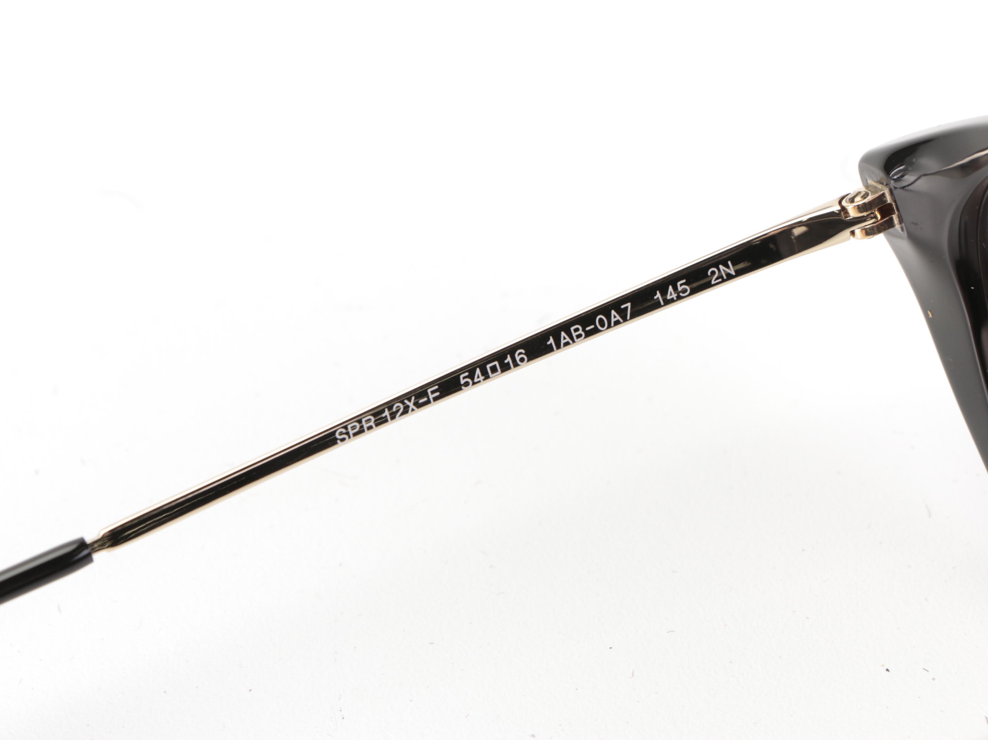 Prada SPR12X-F Browline Style Sunglasses with Case and Box