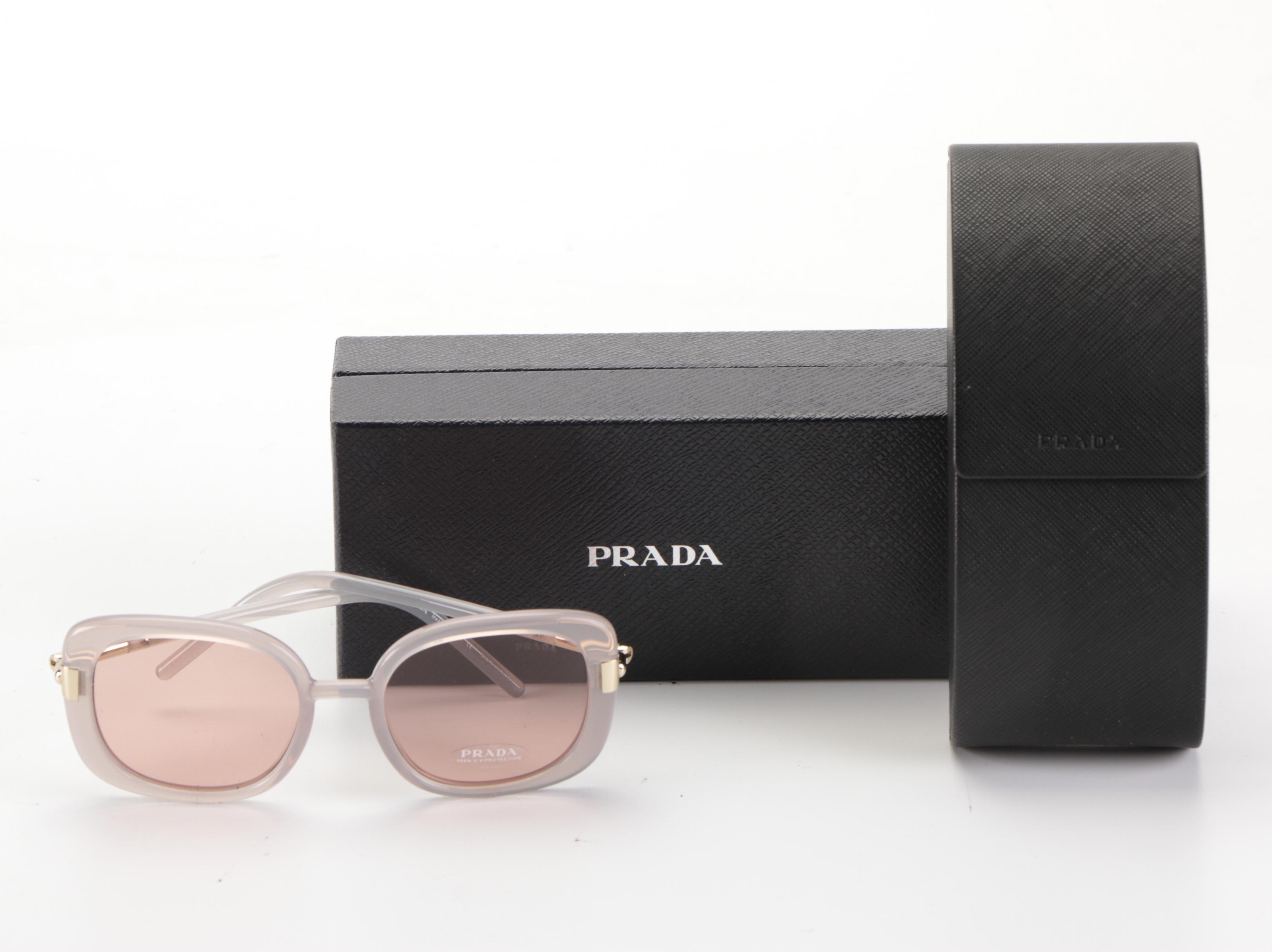 Prada SPR04W Translucent Sunglasses in Box