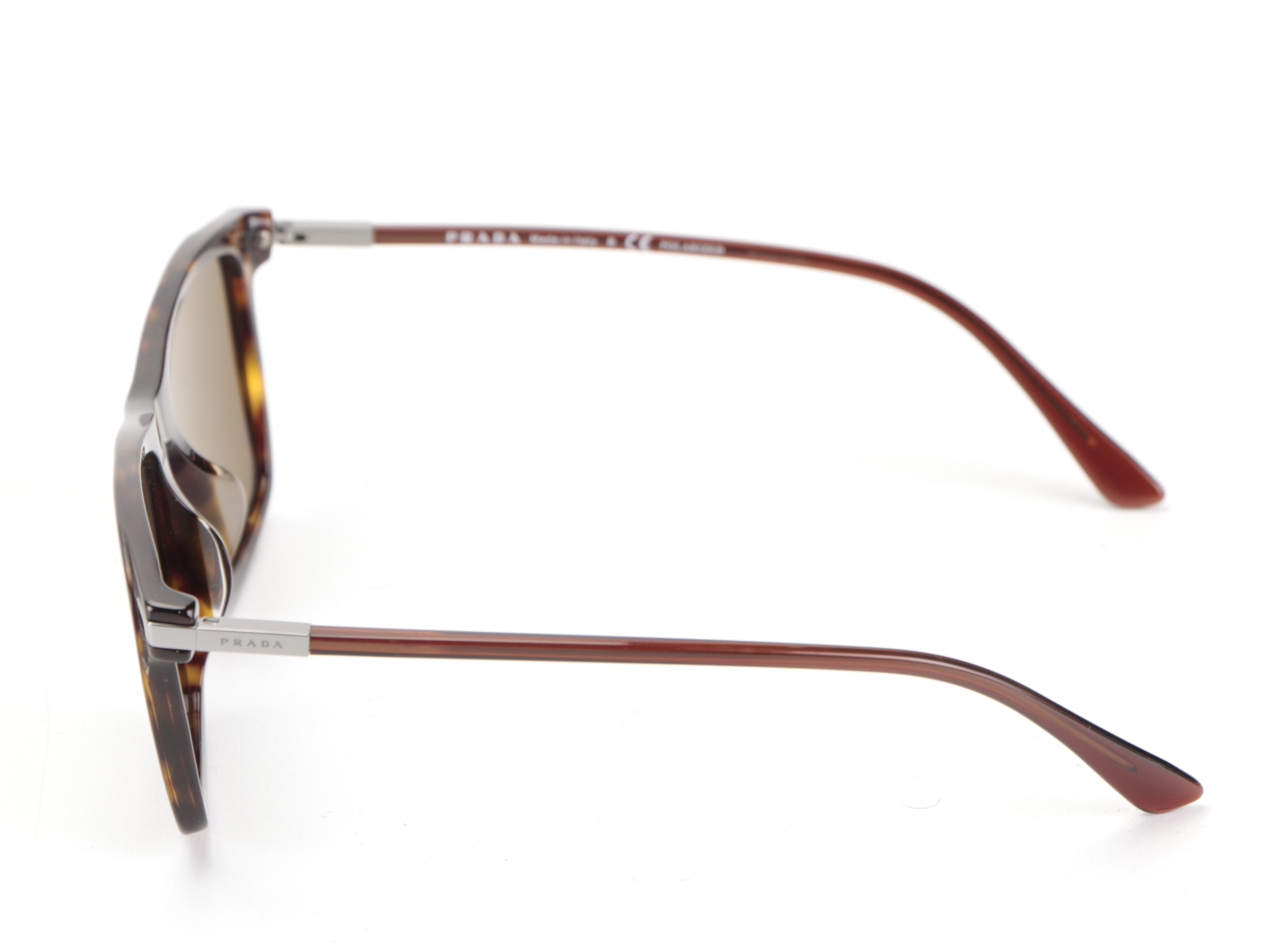 Prada SPR19X-F Polarized Sunglasses with Case and Box