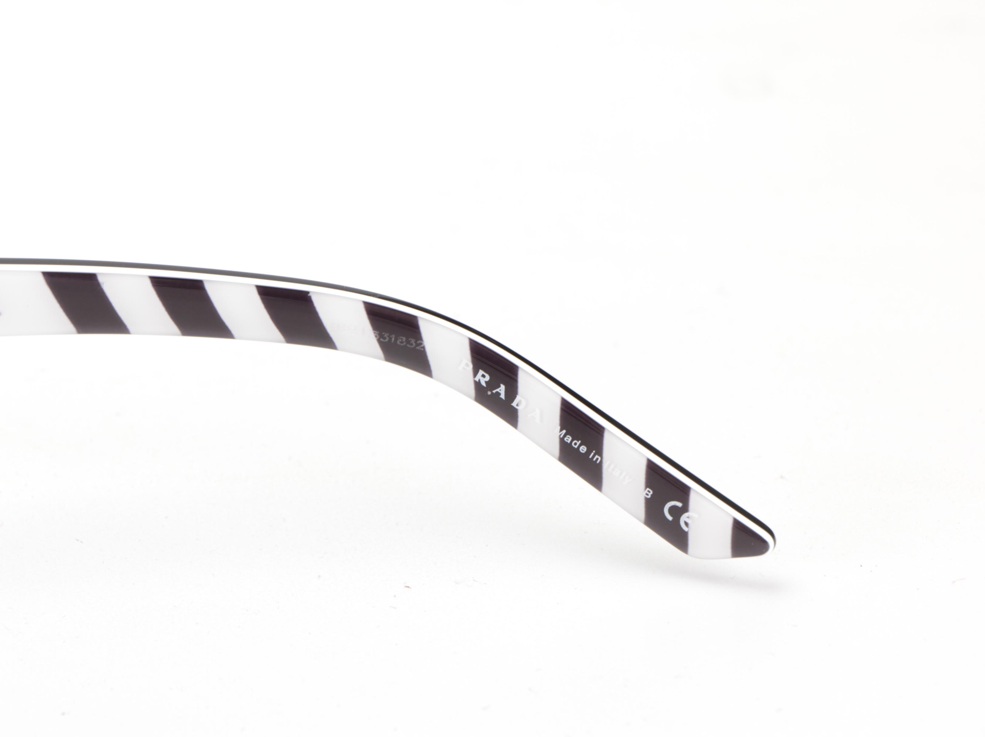 Prada SPR04V Millenials Rectangular Sunglasses in Grey Camo with Case and Box