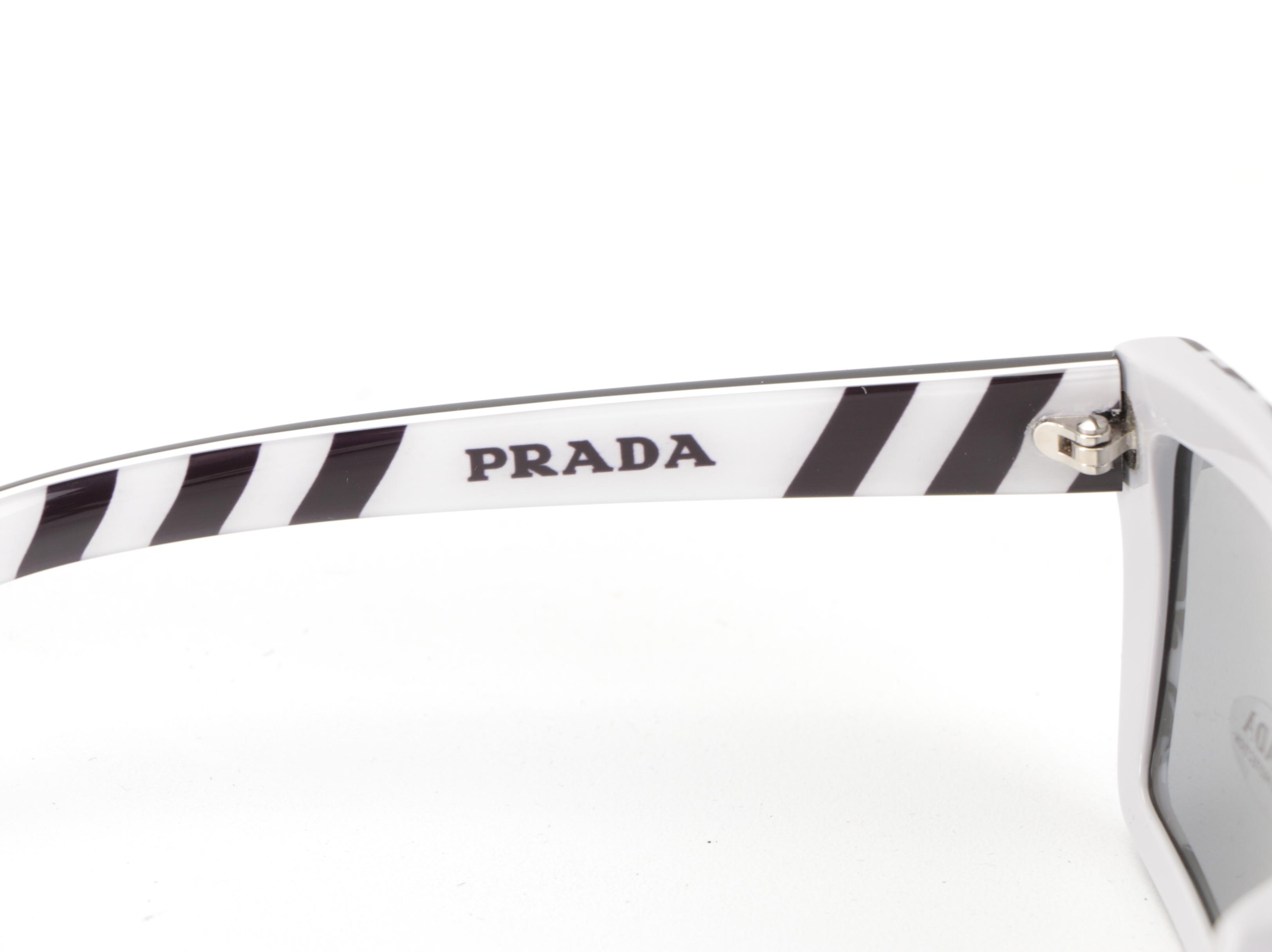 Prada SPR04V Millenials Rectangular Sunglasses in Grey Camo with Case and Box