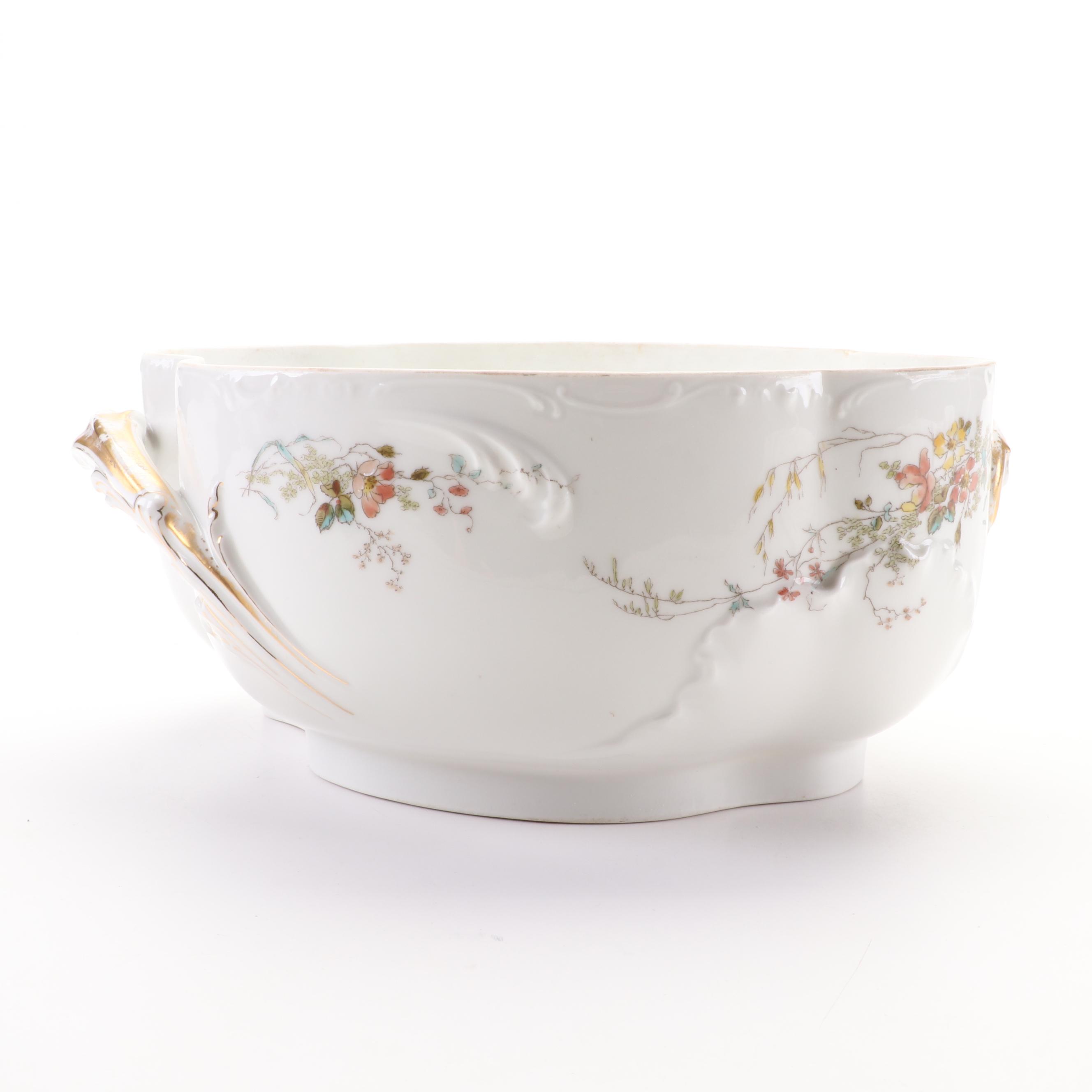 Haviland Floral Porcelain Soup Tureen, 1888–1896