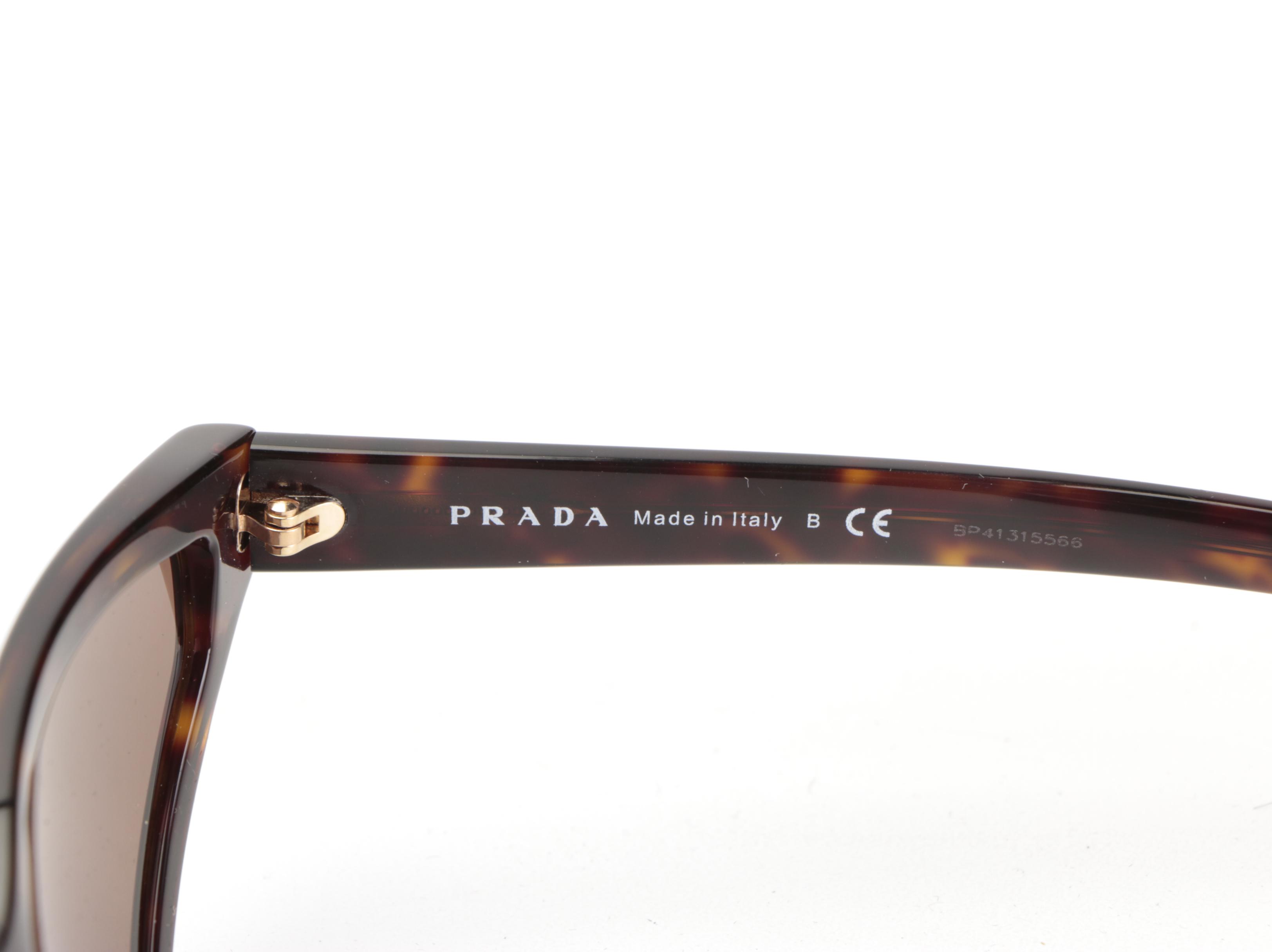 Prada SPR12V Avant Garde Sunglasses with Case and Box