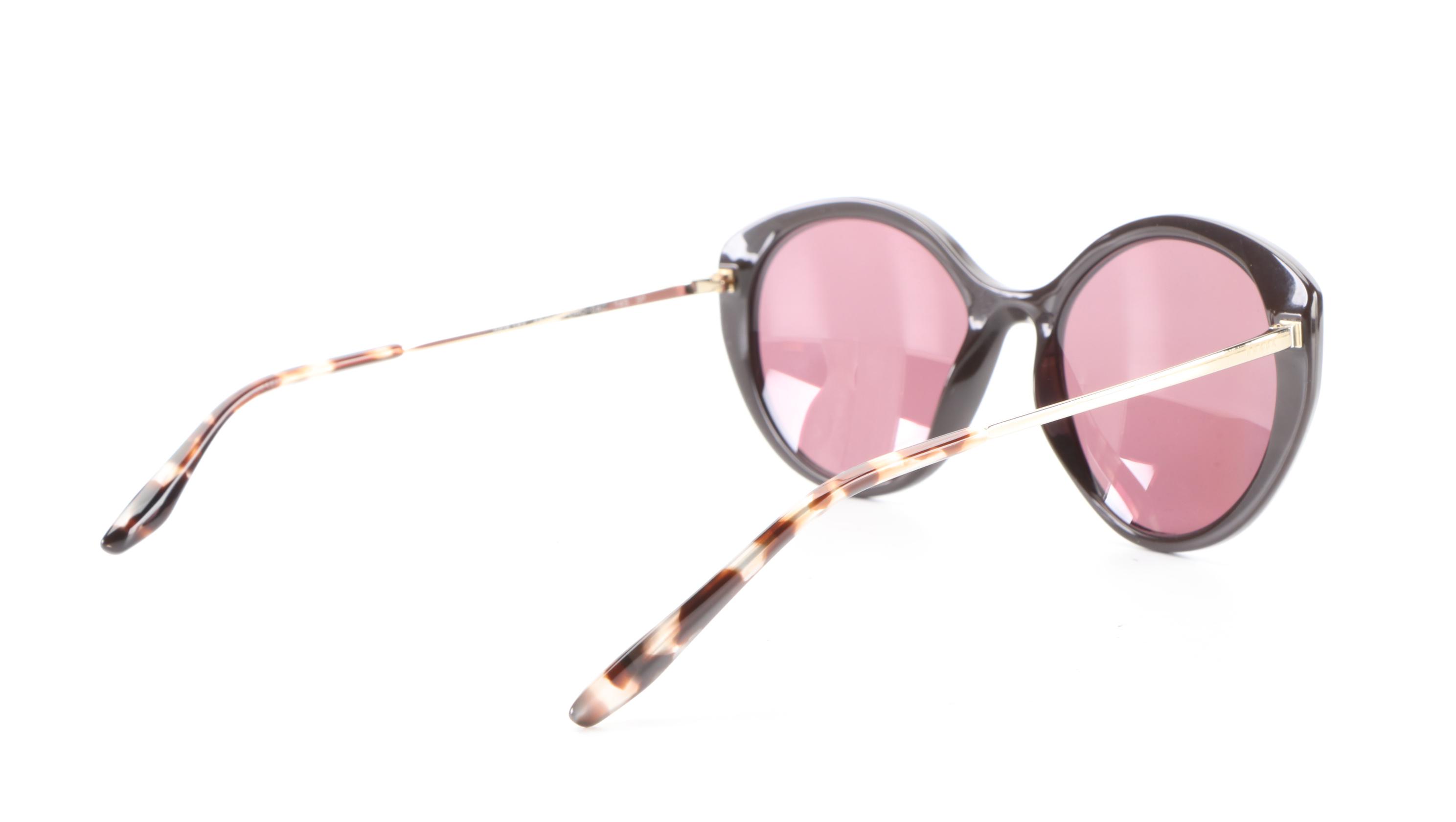 Prada SPR18X Brown/Havana Frame Red Lens Polarized Sunglasses with Case and Box