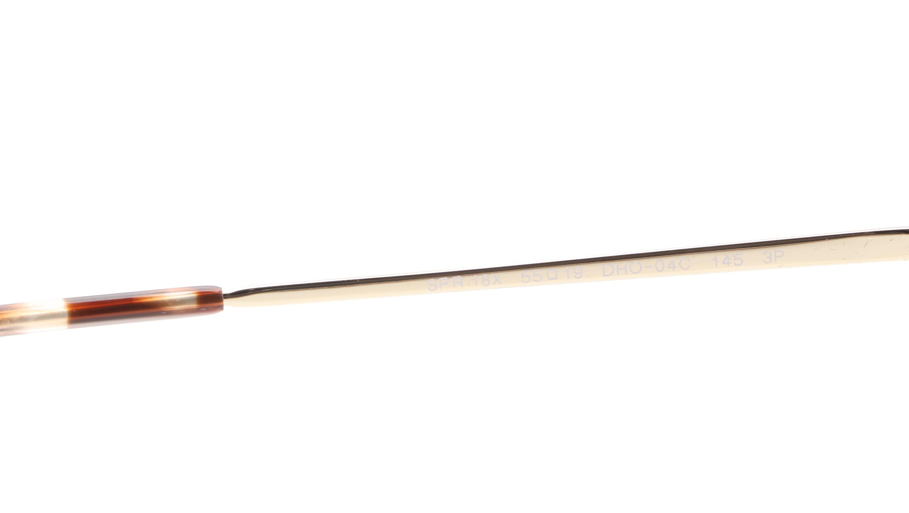 Prada SPR18X Brown/Havana Frame Red Lens Polarized Sunglasses with Case and Box