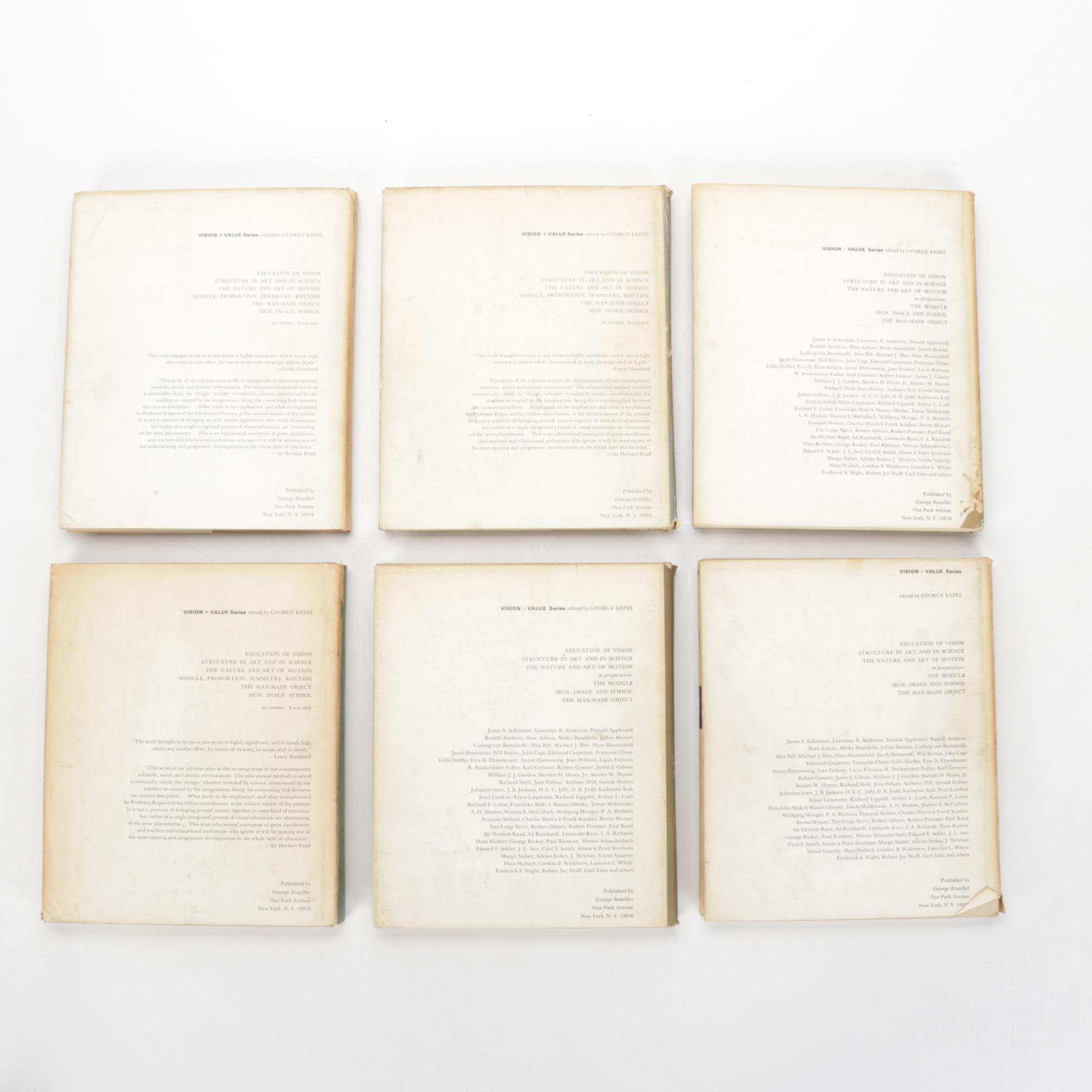 "Vision + Value" Complete Six-Volume Series Edited by György Kepes, 1966