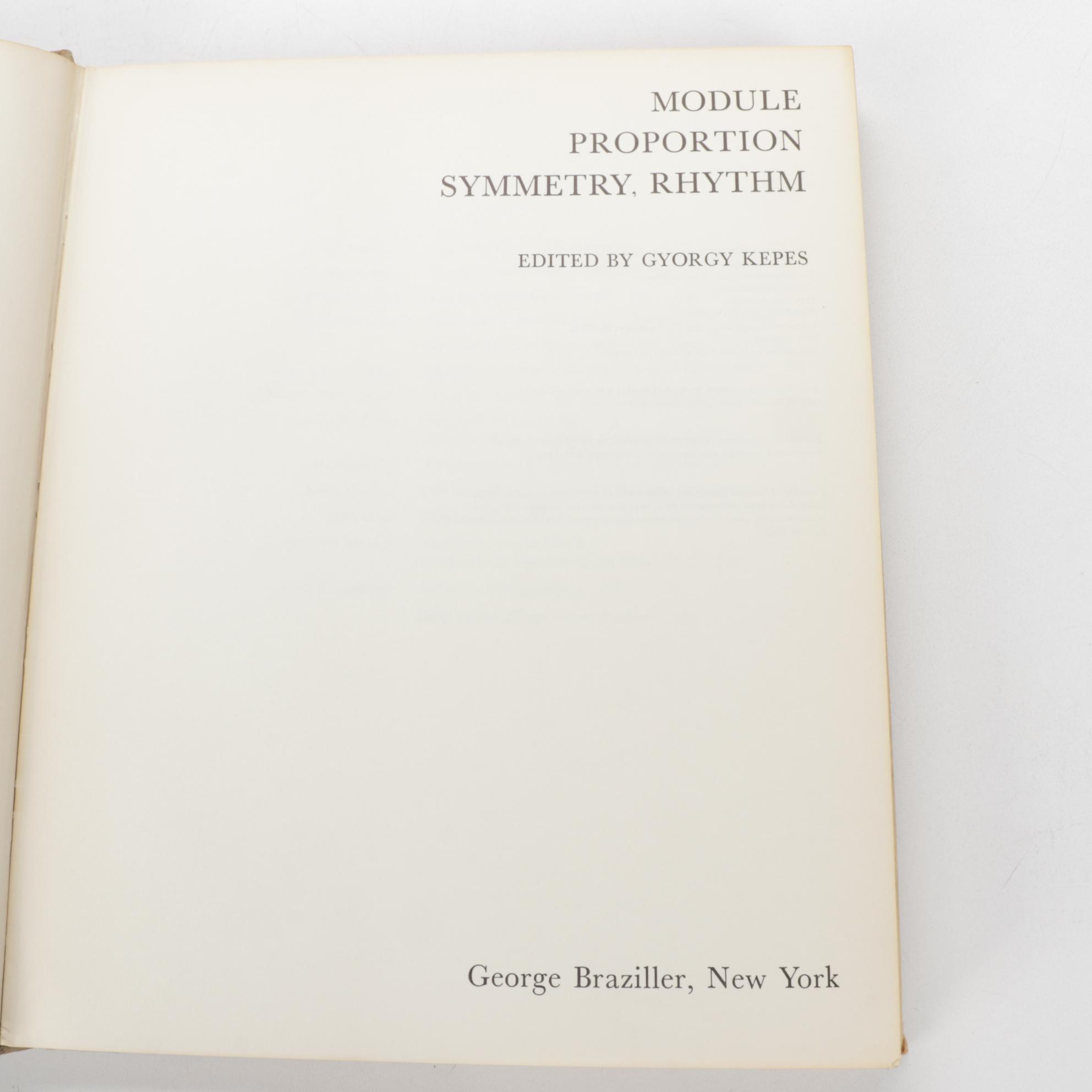 "Vision + Value" Complete Six-Volume Series Edited by György Kepes, 1966