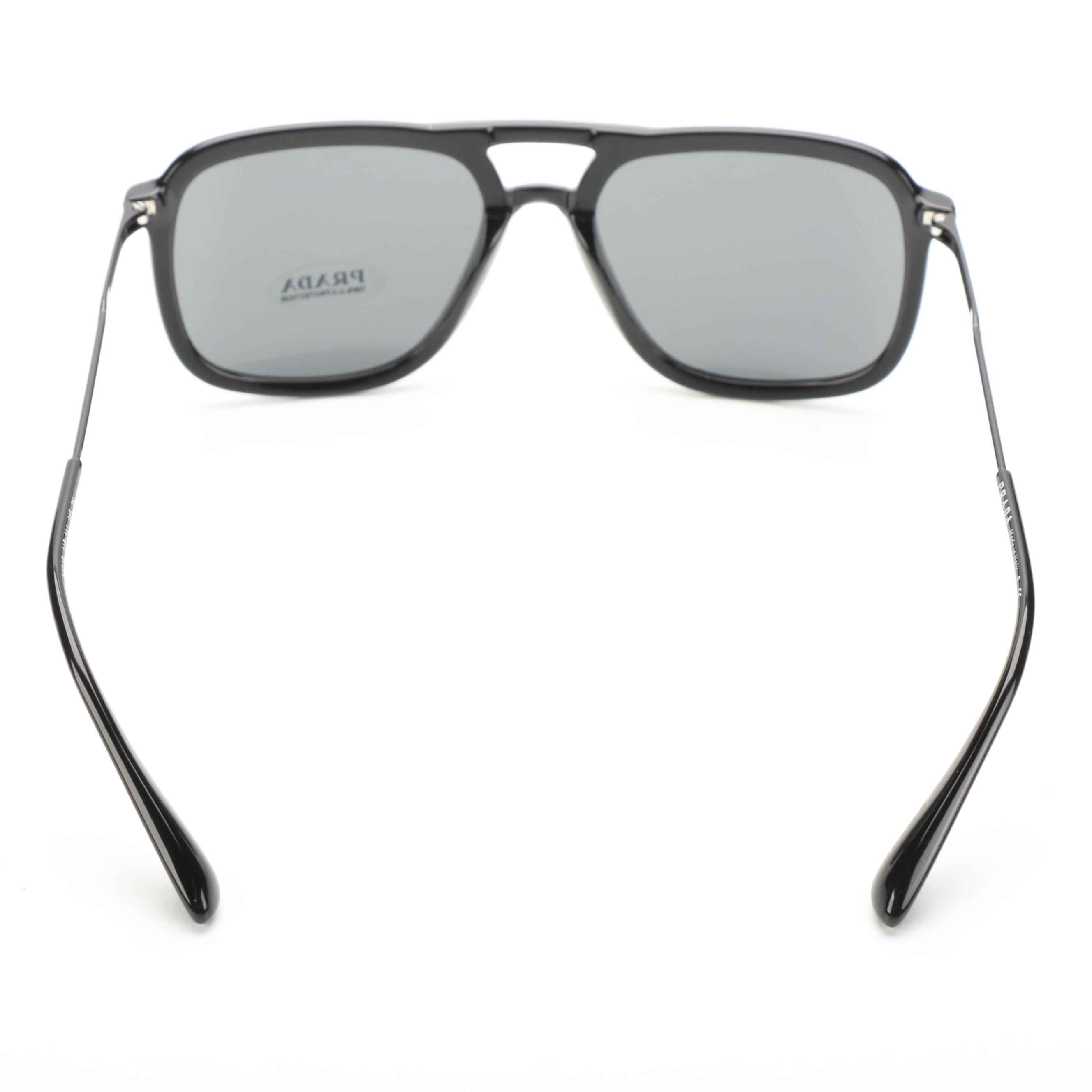 Prada SPR06V Aviator Style Sunglasses with Case and Box