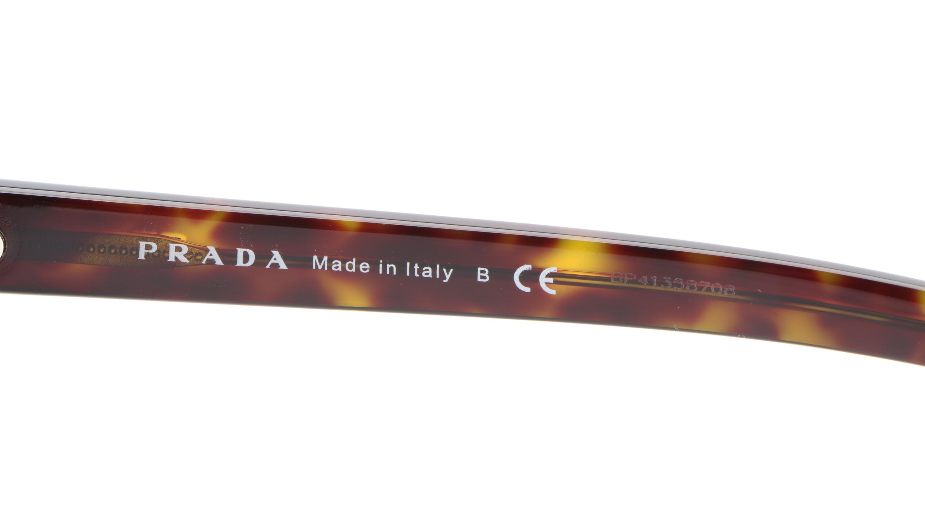 Prada SPR 08V-F Modified Cat Eye Style Sunglasses with Case and Box