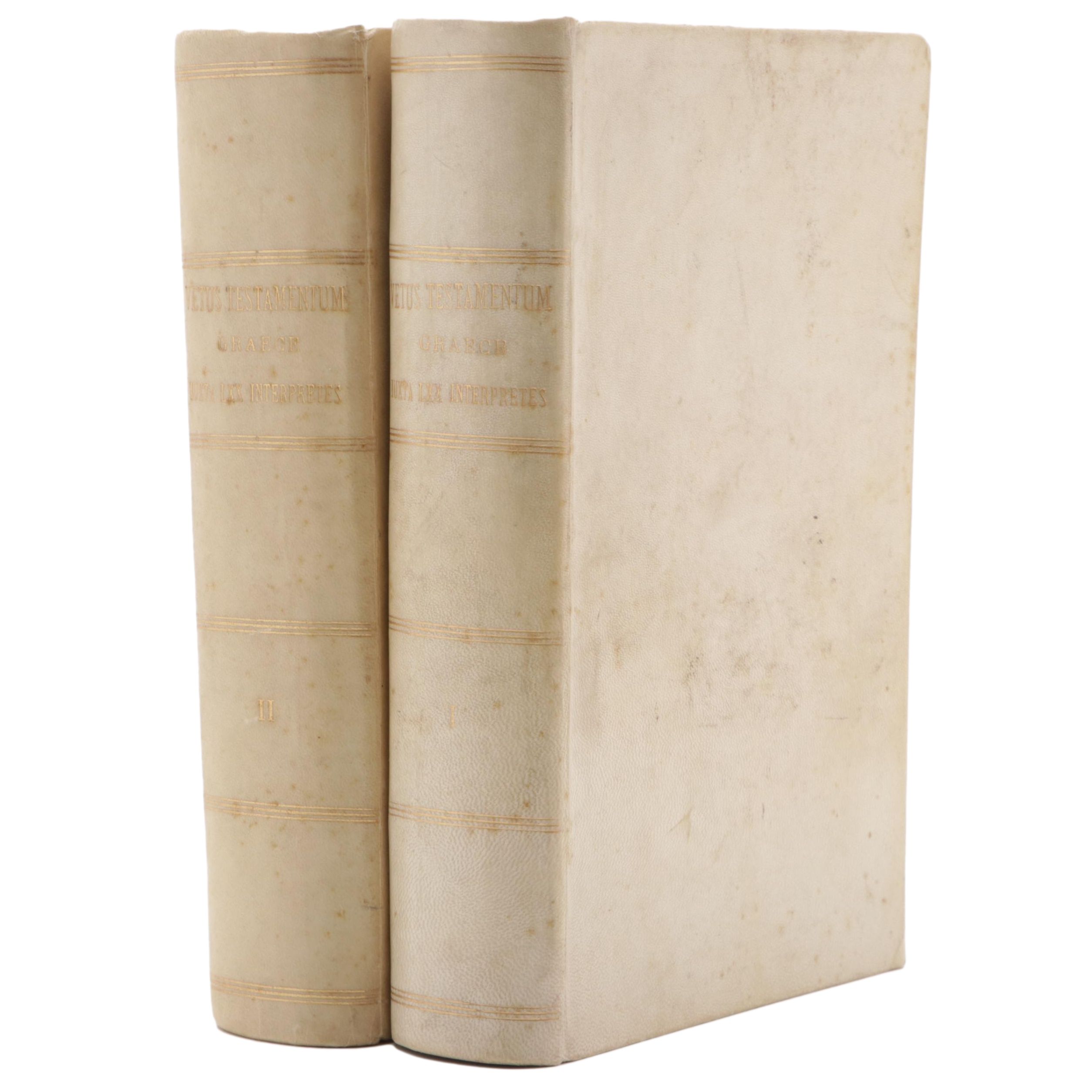 Seventh Edition "Vetus Testamentum graece iuxta LXX interpretes" Two-Volume Set