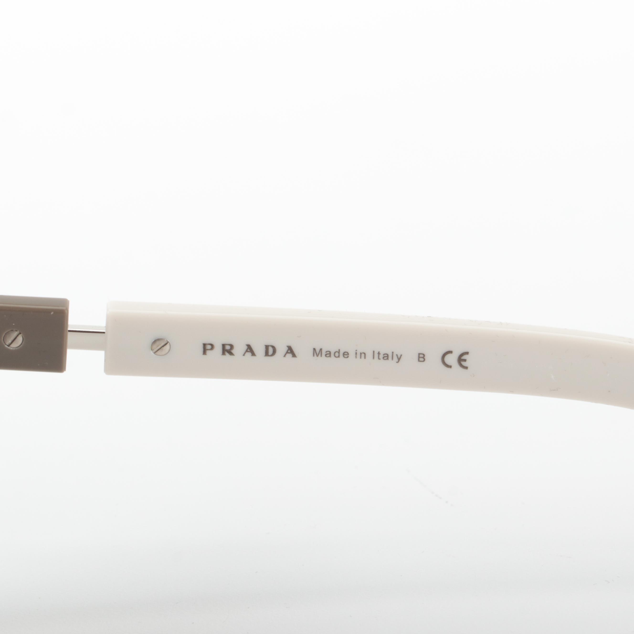 Prada SPR14X Light Brown/Dove Grey and Gradient Lens Sunglasses with Case/Box