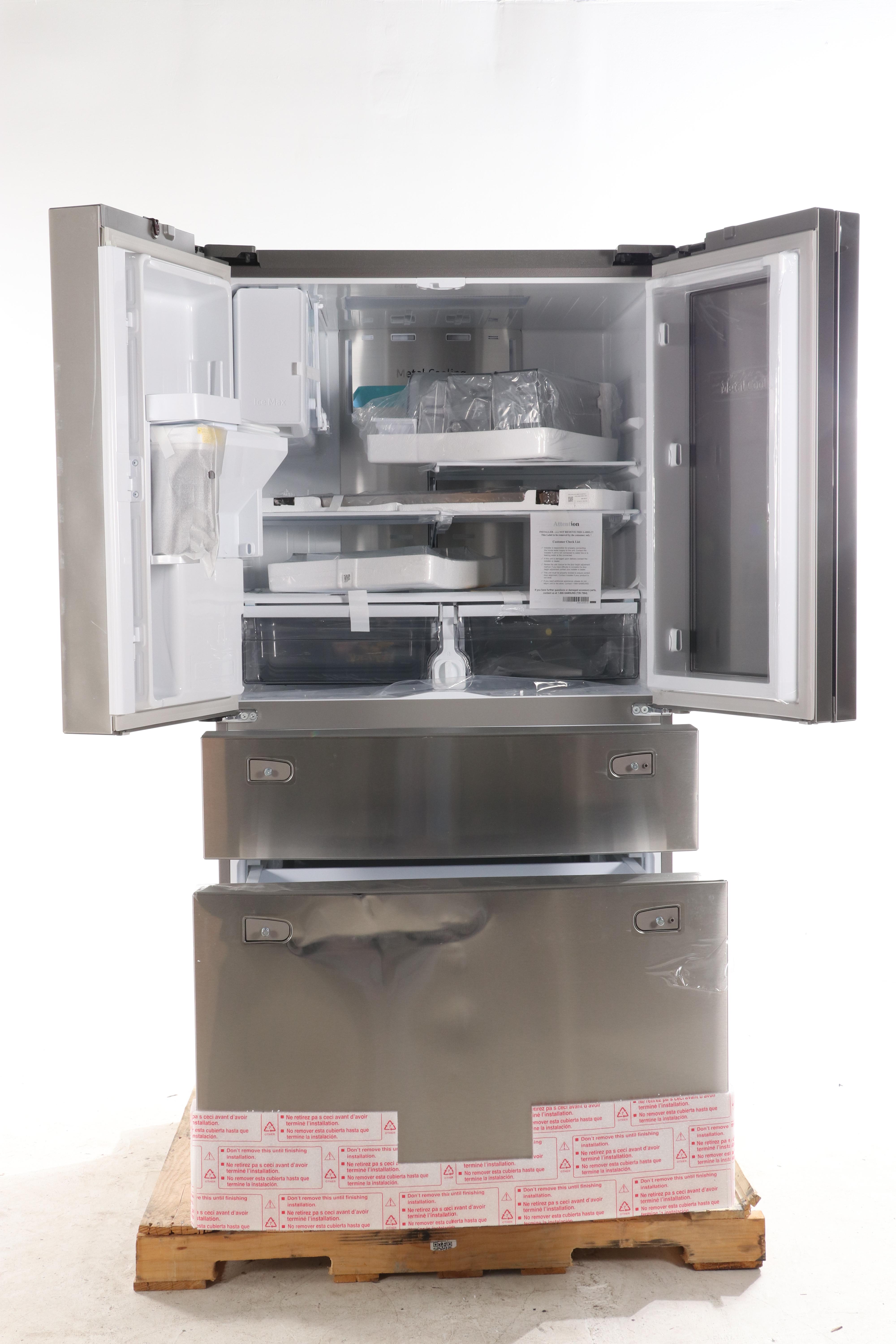 Samsung 28 Cu. Ft. Stainless Steel Food Showcase 4-Door French Door Refrigerator