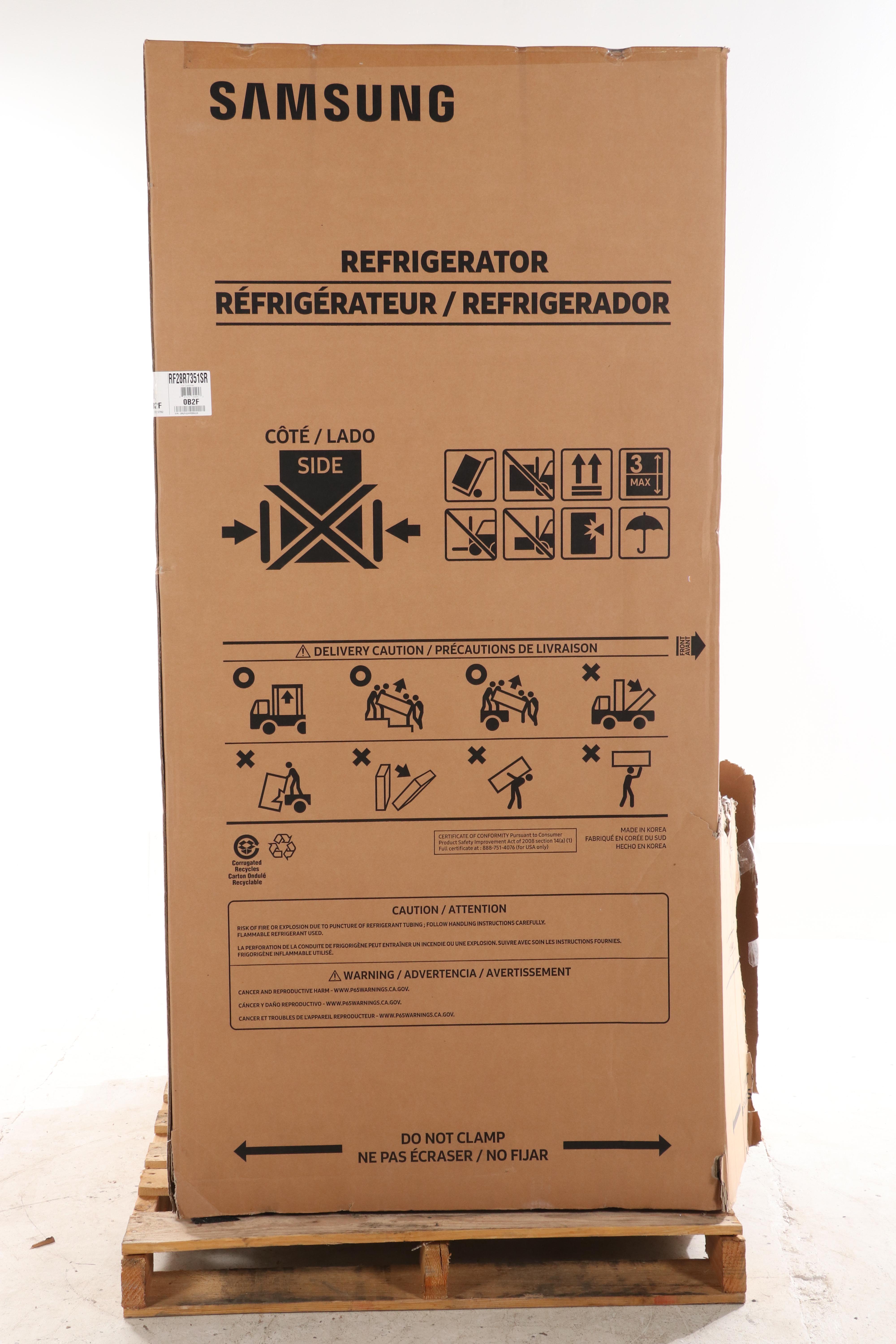 Samsung 28 Cu. Ft. Stainless Steel Food Showcase 4-Door French Door Refrigerator