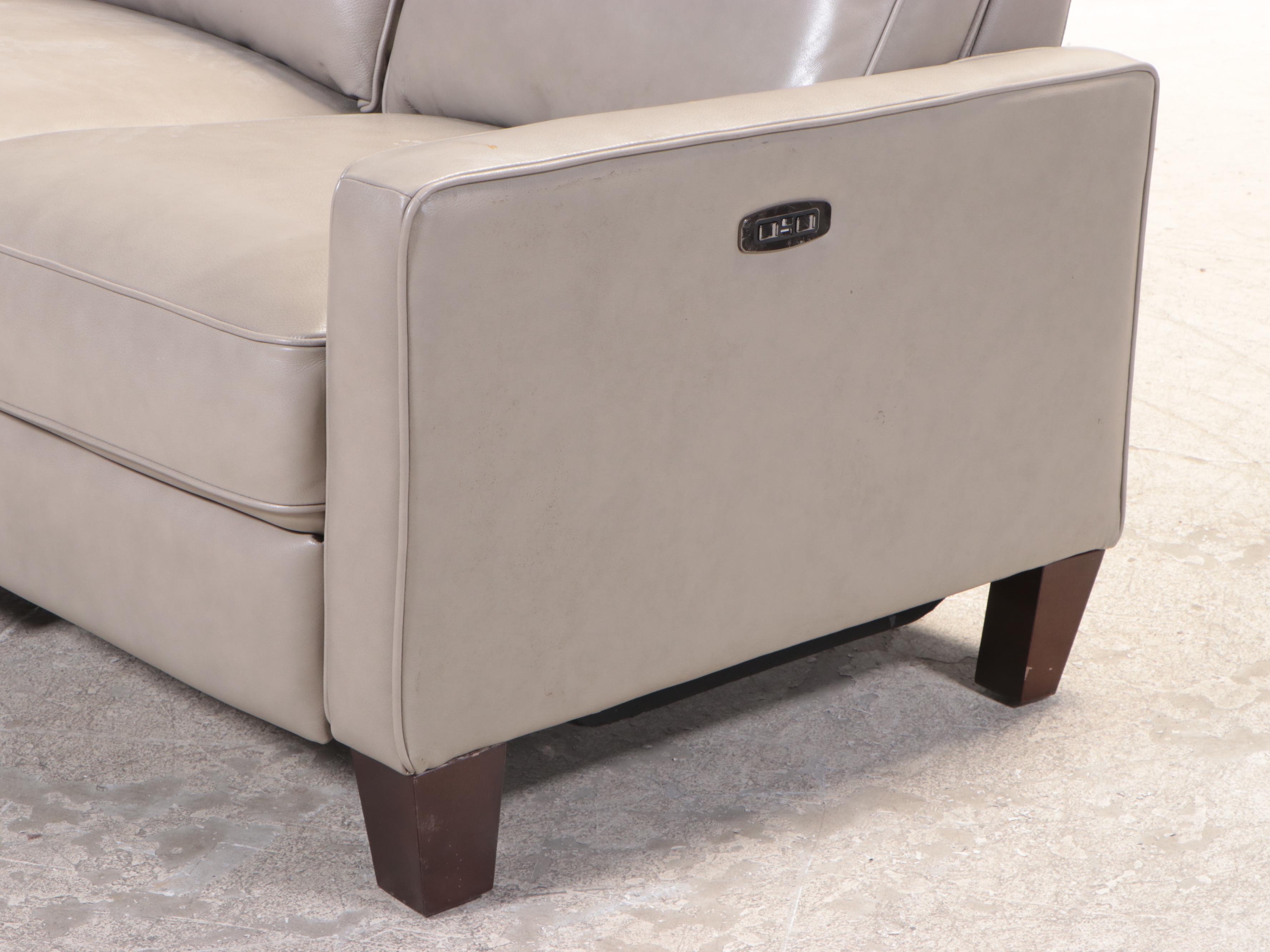 Synergy Home Furnishings "Jackston" Leather Power Reclining Loveseat