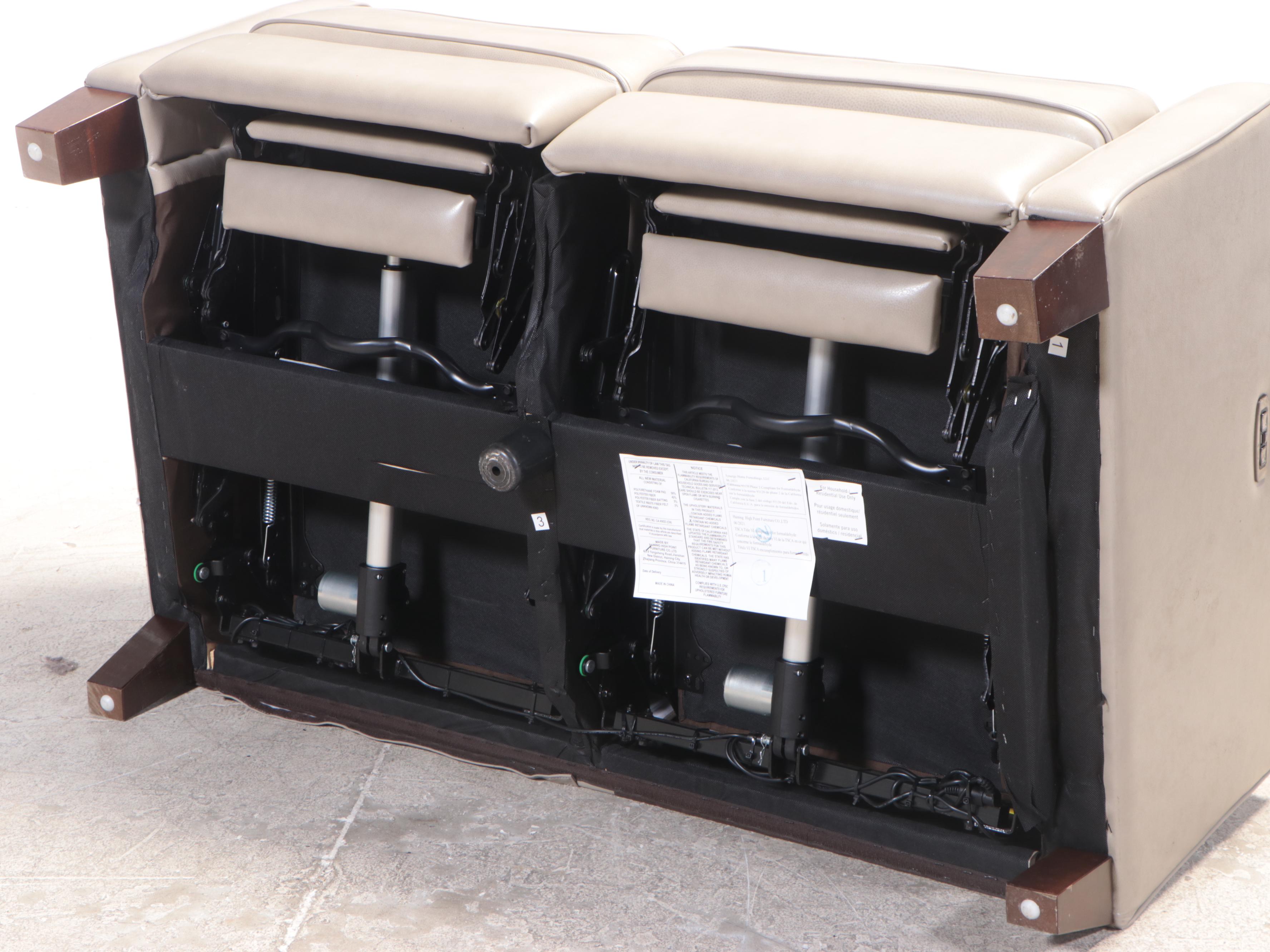 Synergy Home Furnishings "Jackston" Leather Power Reclining Loveseat