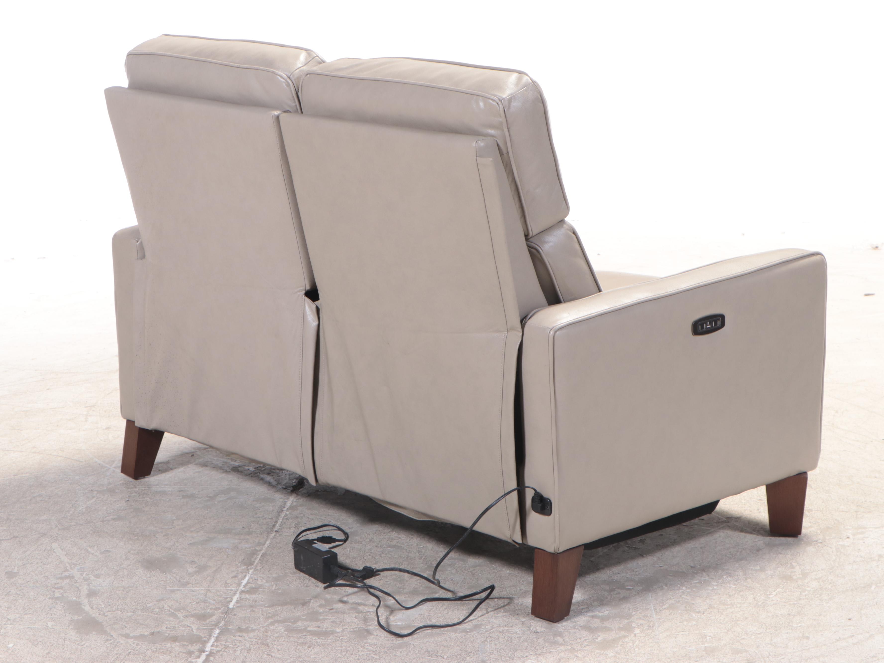 Synergy Home Furnishings "Jackston" Leather Power Reclining Loveseat