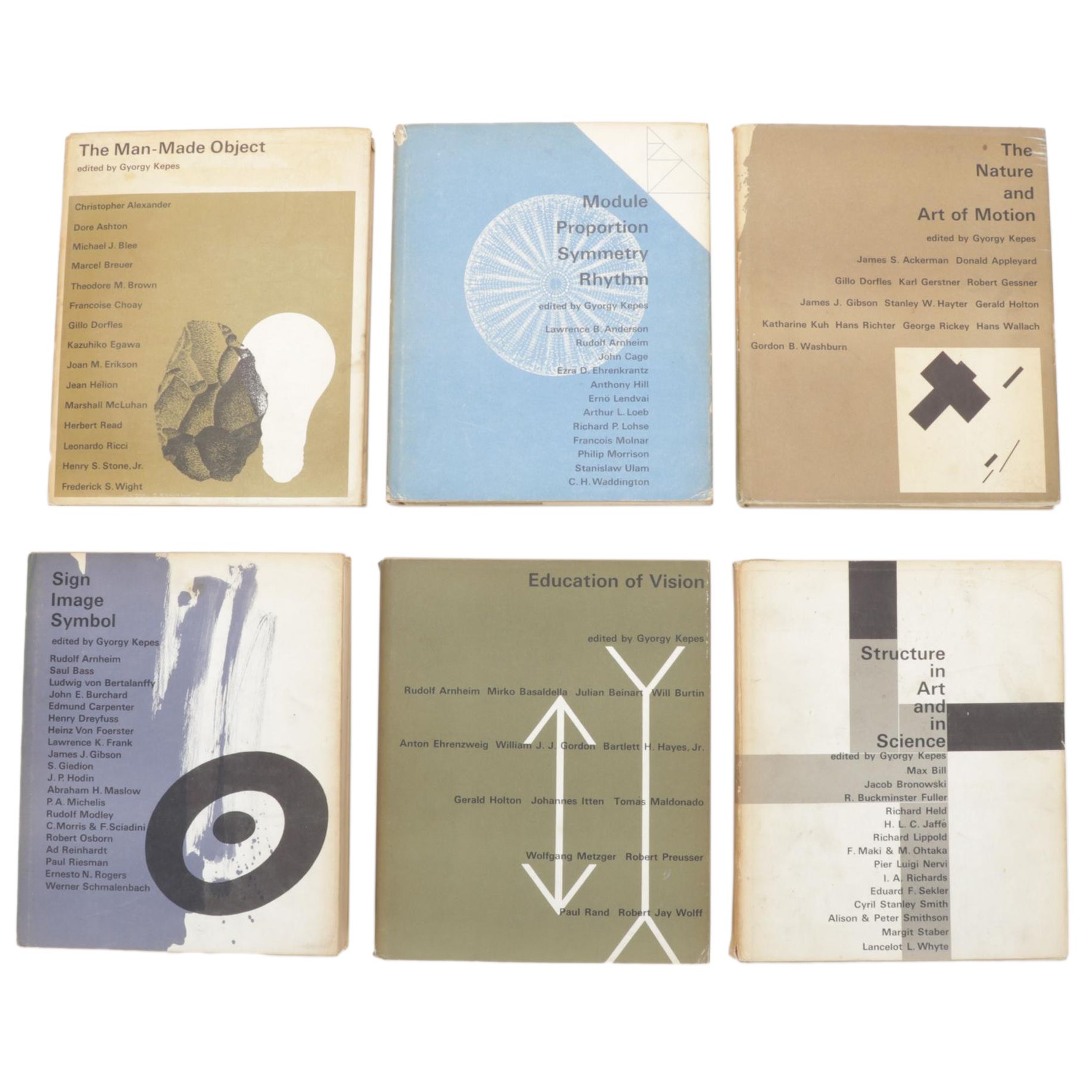 "Vision + Value" Complete Six-Volume Series Edited by György Kepes, 1966