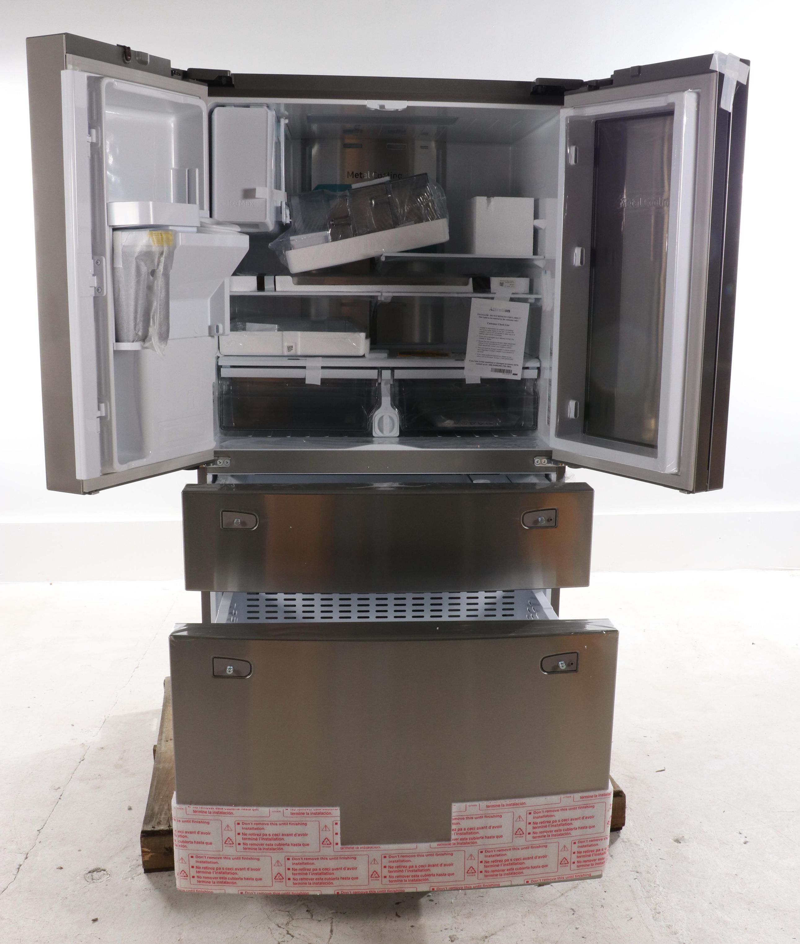 Samsung 28 Cu. Ft. Stainless Steel Food Showcase 4-Door French Door Refrigerator