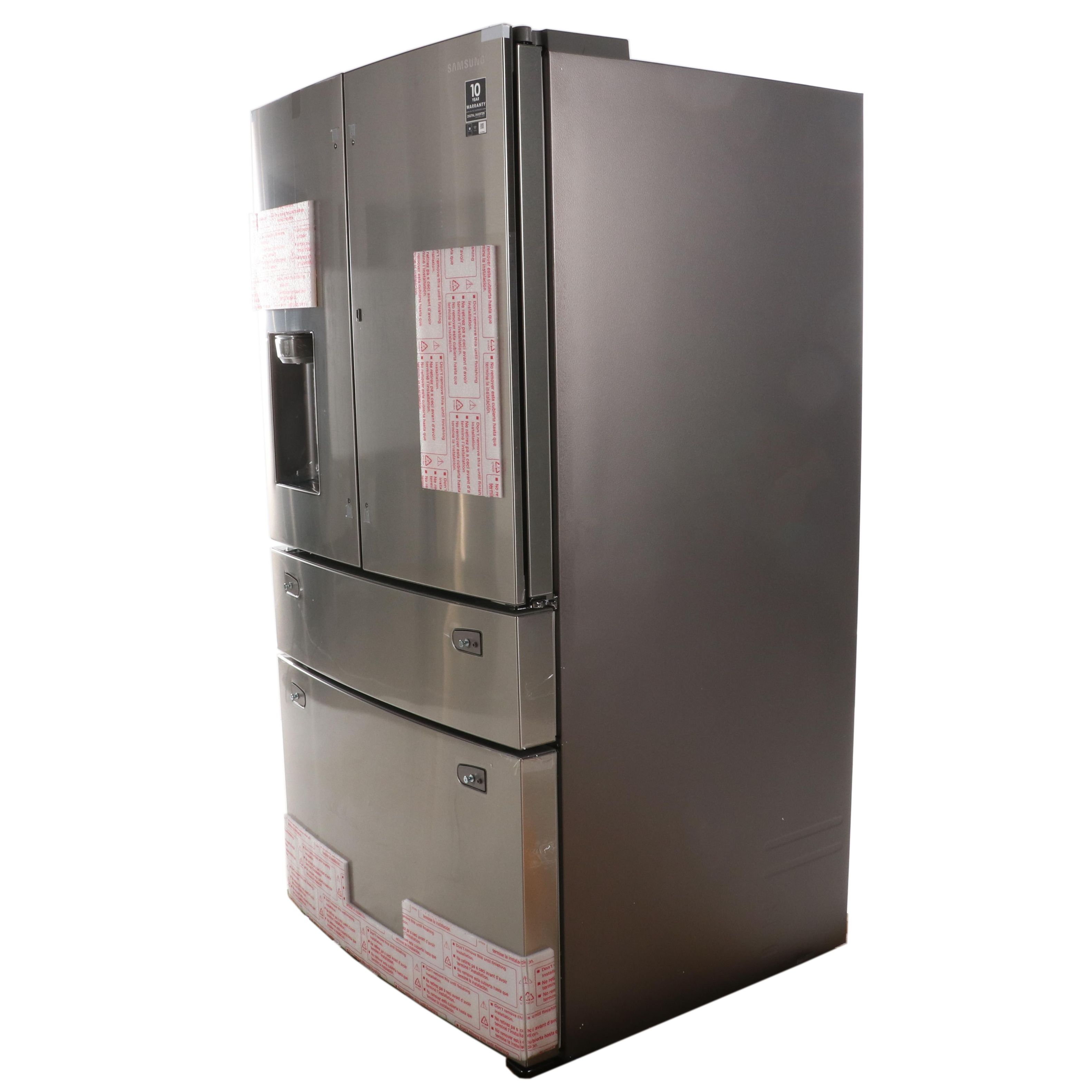 Samsung 28 Cu. Ft. Stainless Steel Food Showcase 4-Door French Door Refrigerator