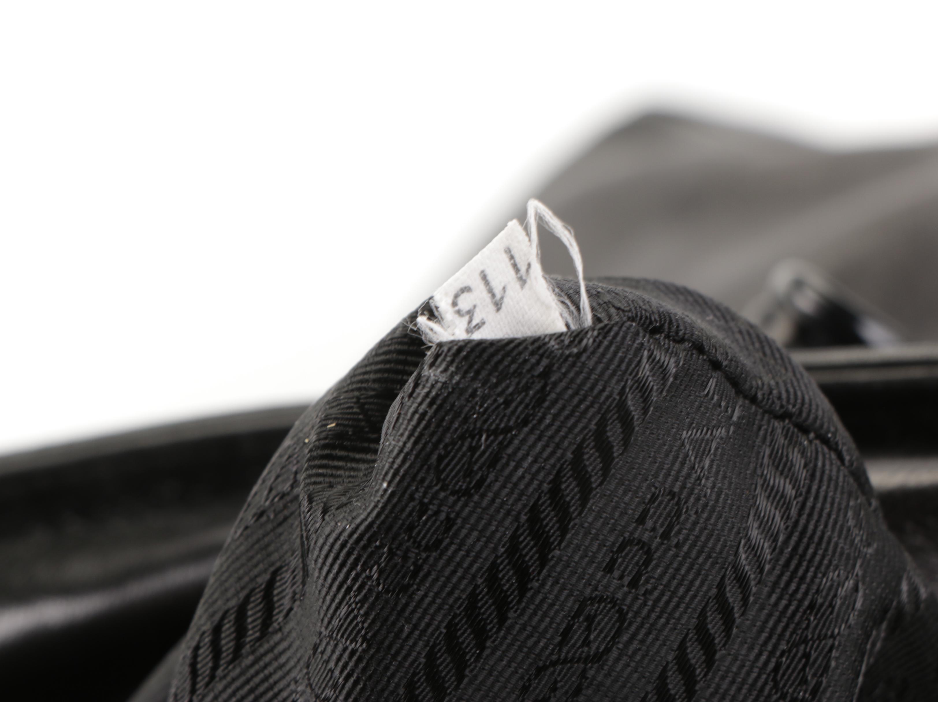 Prada Shoulder Bag in Black Lambskin Leather with Leather Interwoven Chain Strap