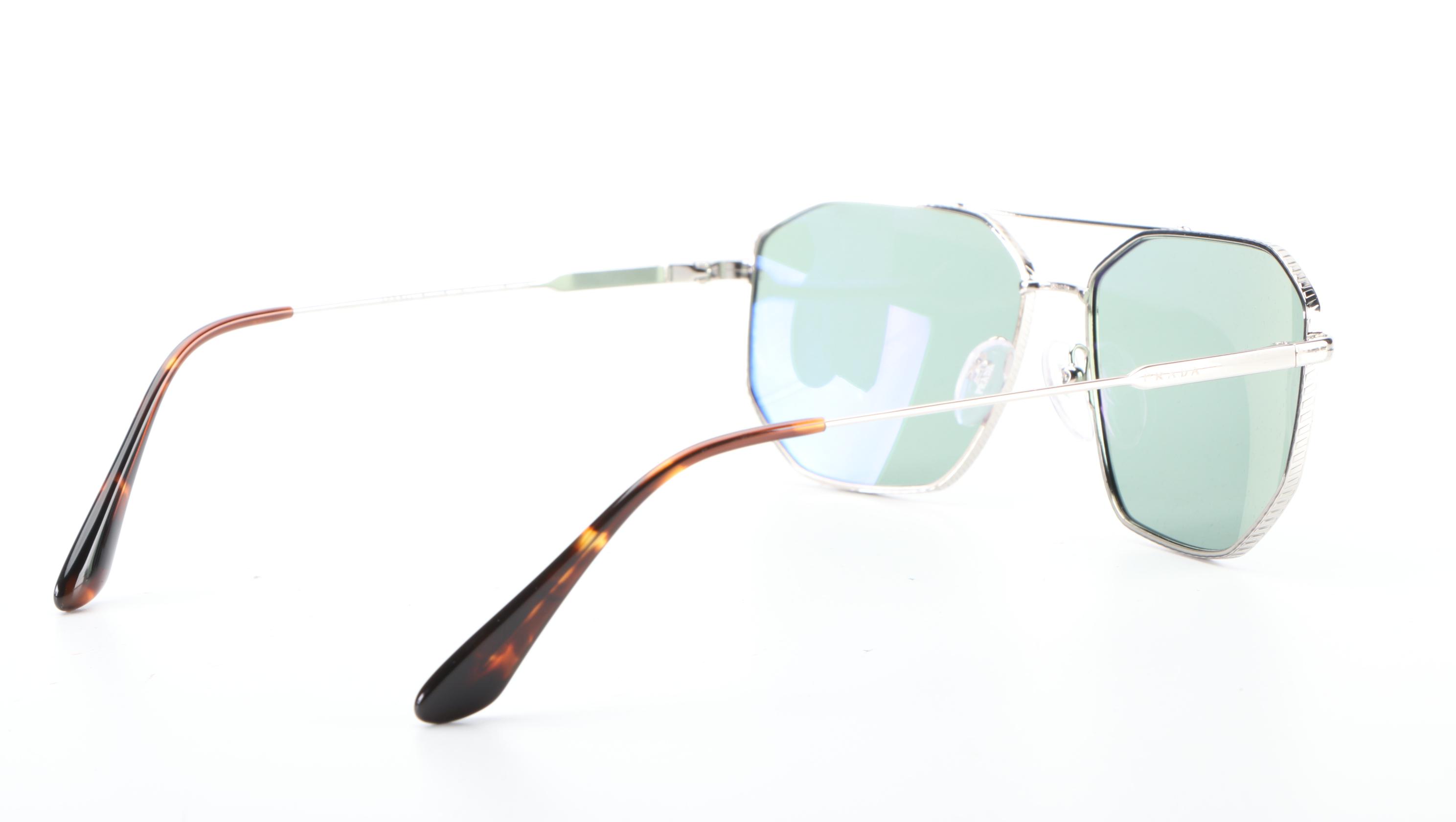 Prada SPR64X Aviator Sunglasses with Case and Box