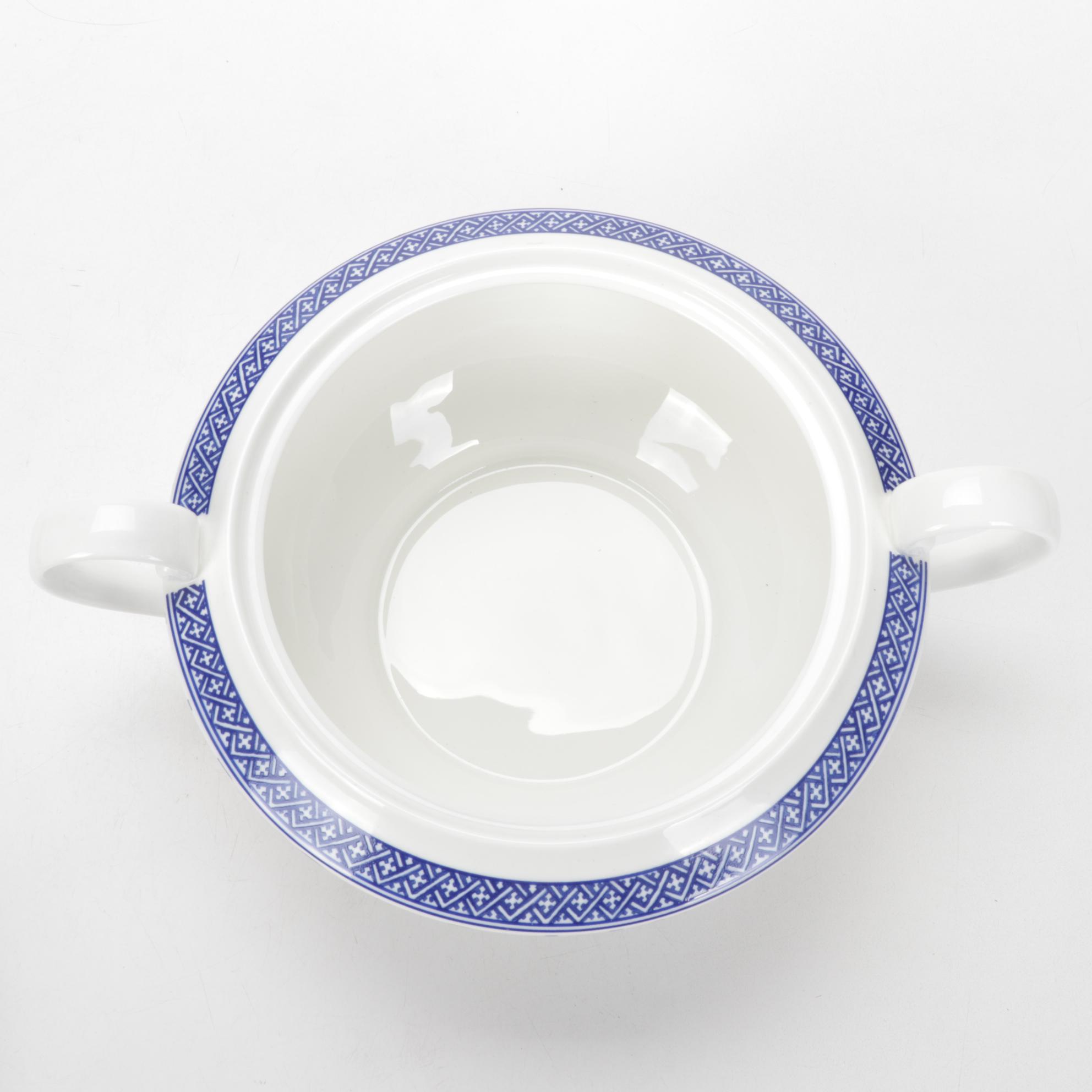 Lauren Ralph Lauren "Mandarin Square" and "Mandarin Blue" Dinnerware