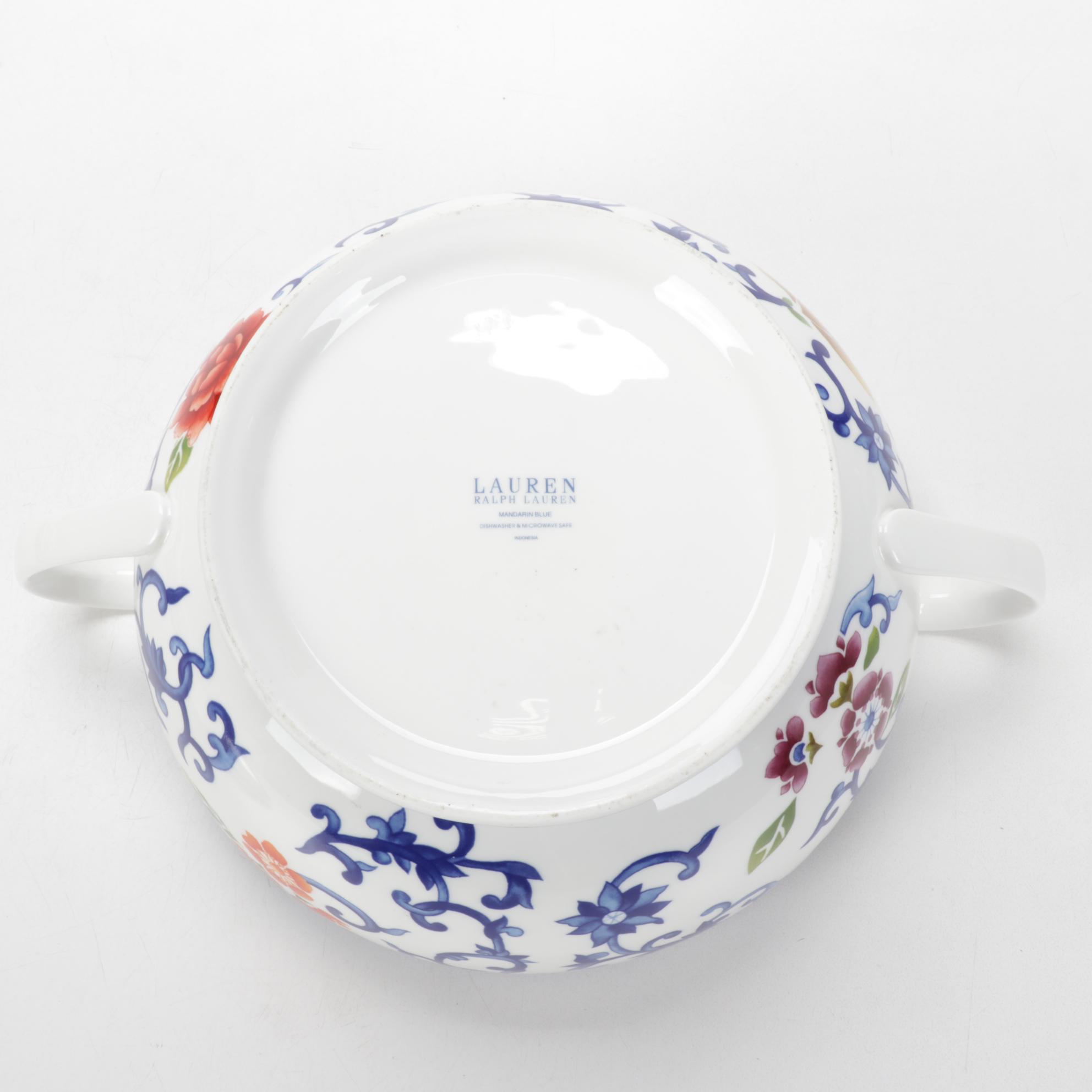 Lauren Ralph Lauren "Mandarin Square" and "Mandarin Blue" Dinnerware