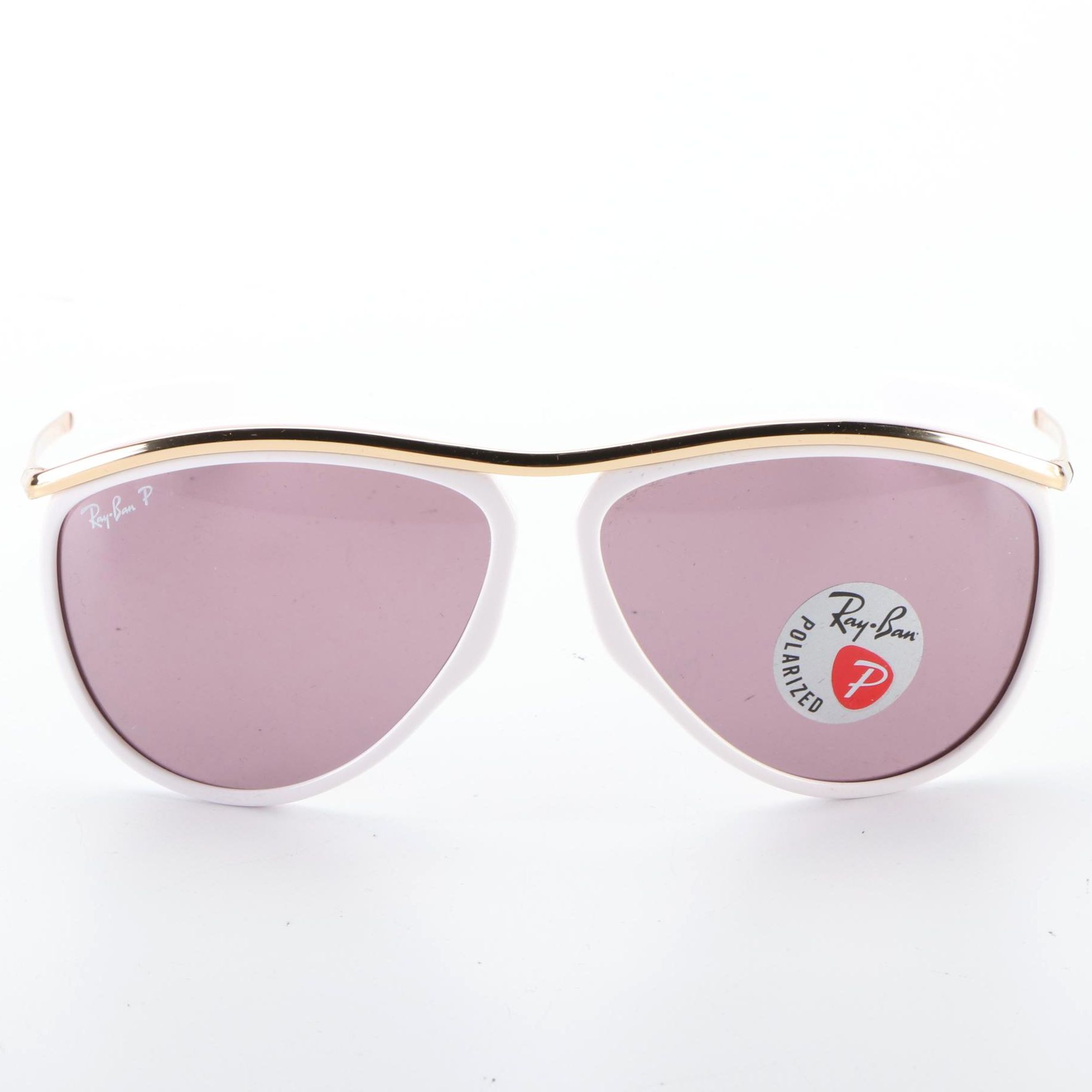 Ray-Ban RB2219 Olympian Aviator Polarized Sunglasses with Case