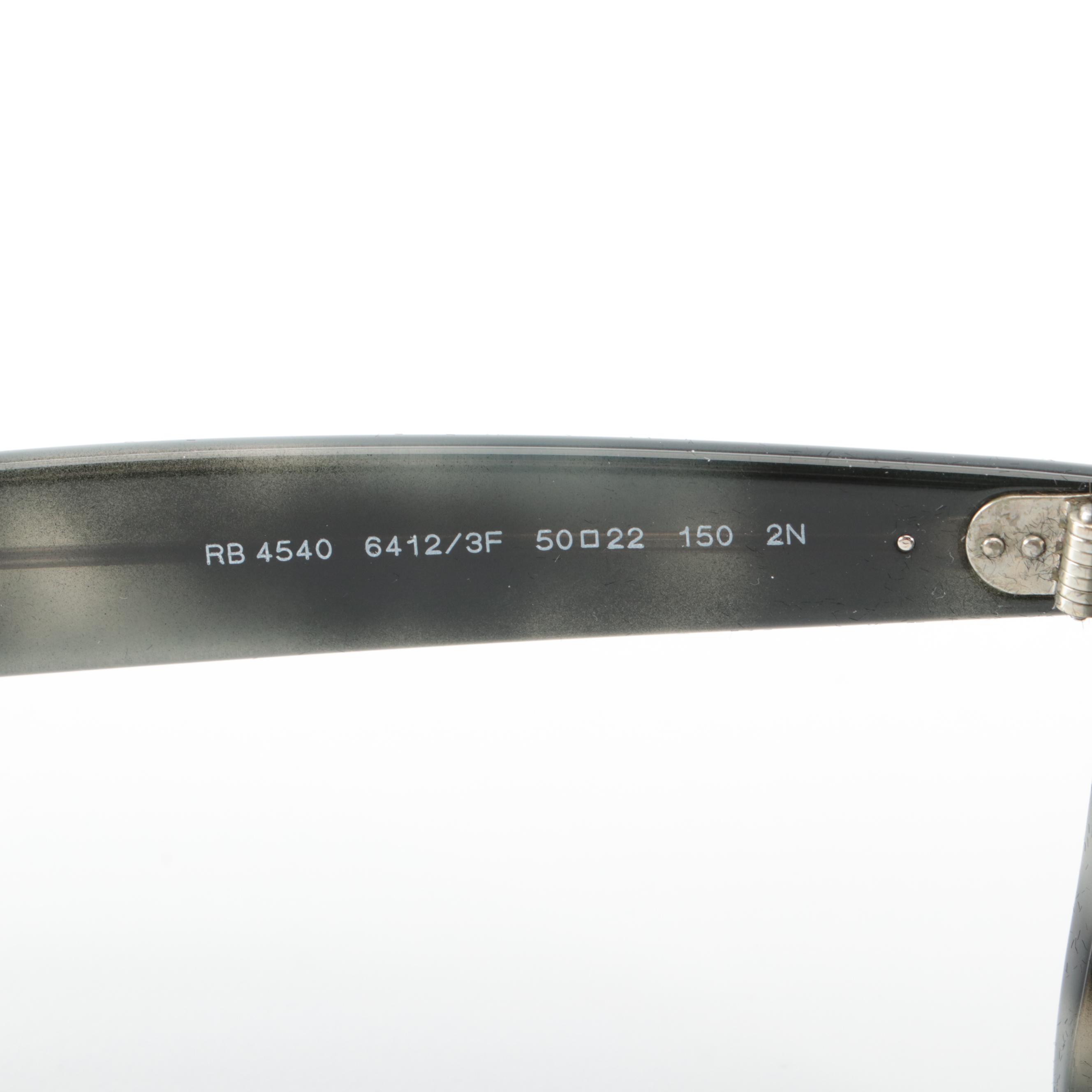 Ray-Ban RB4540 Double Bridge Wayfarer Sunglasses with Case