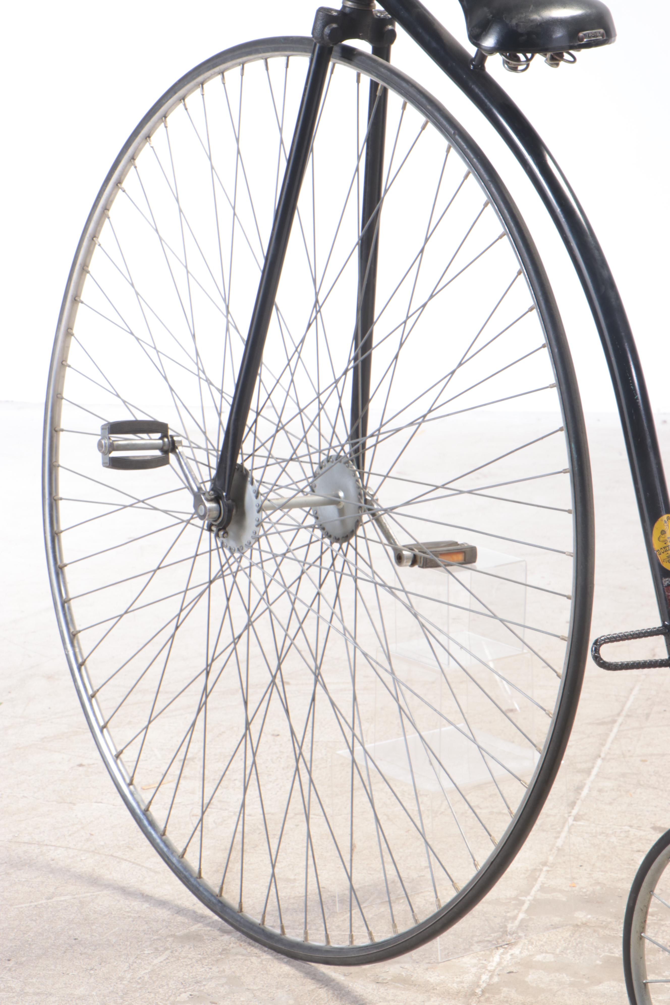Rideable Bicycle Replicas of Cleveland Troxel "The Boneshaker" Penny Farthing