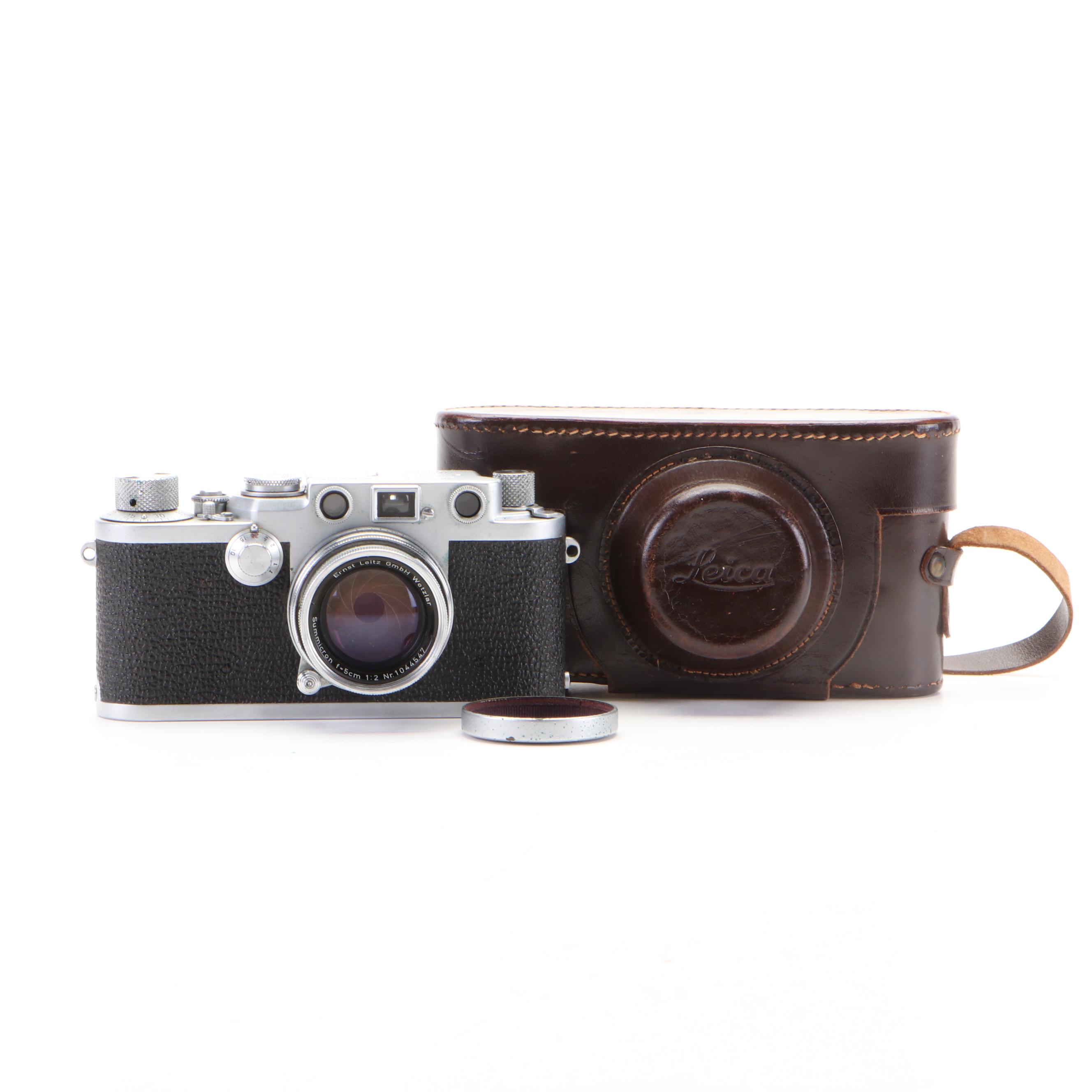 Leica Ernst Leitz IIIF Camera, Leica Lenses, Light Meters and Accessories