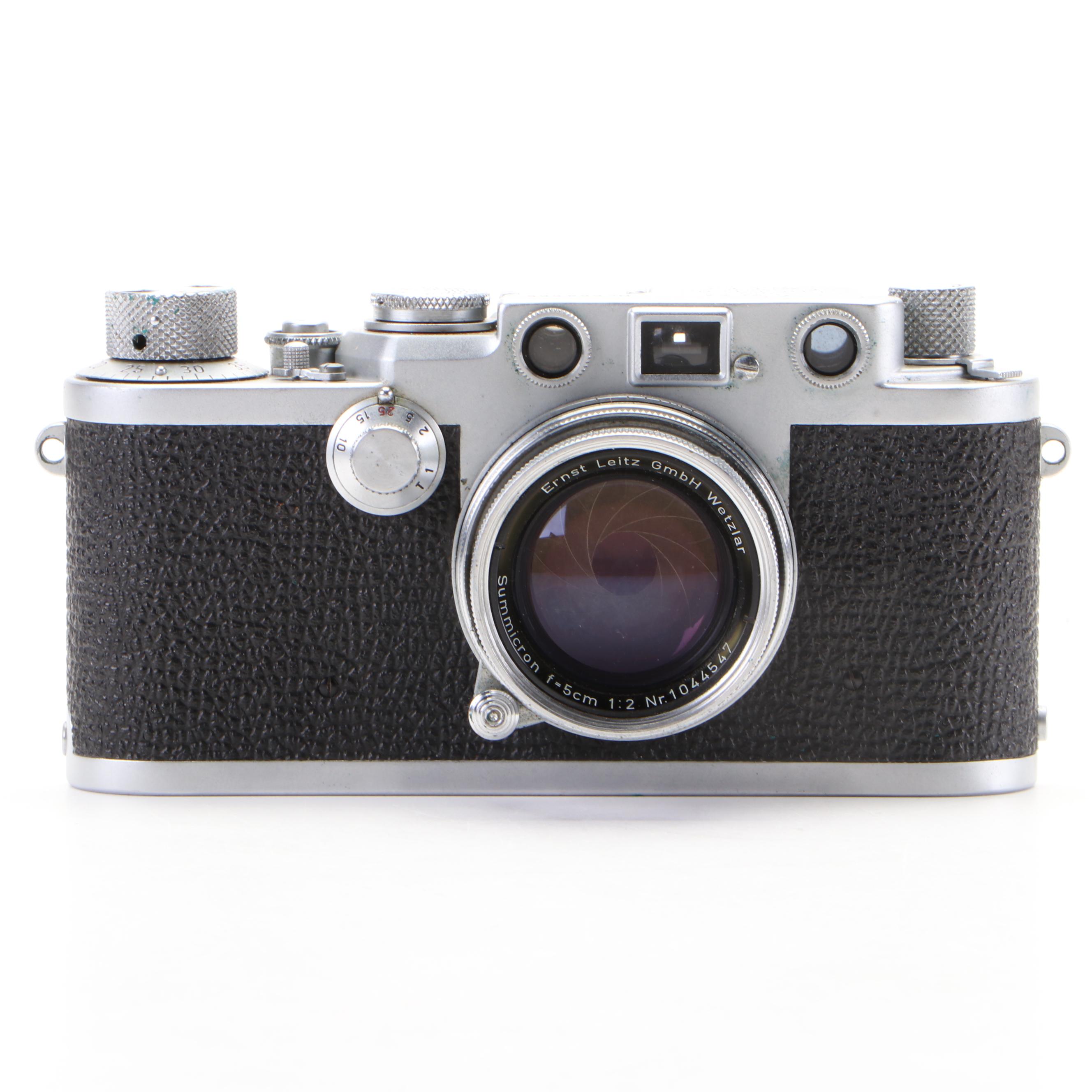 Leica Ernst Leitz IIIF Camera, Leica Lenses, Light Meters and Accessories