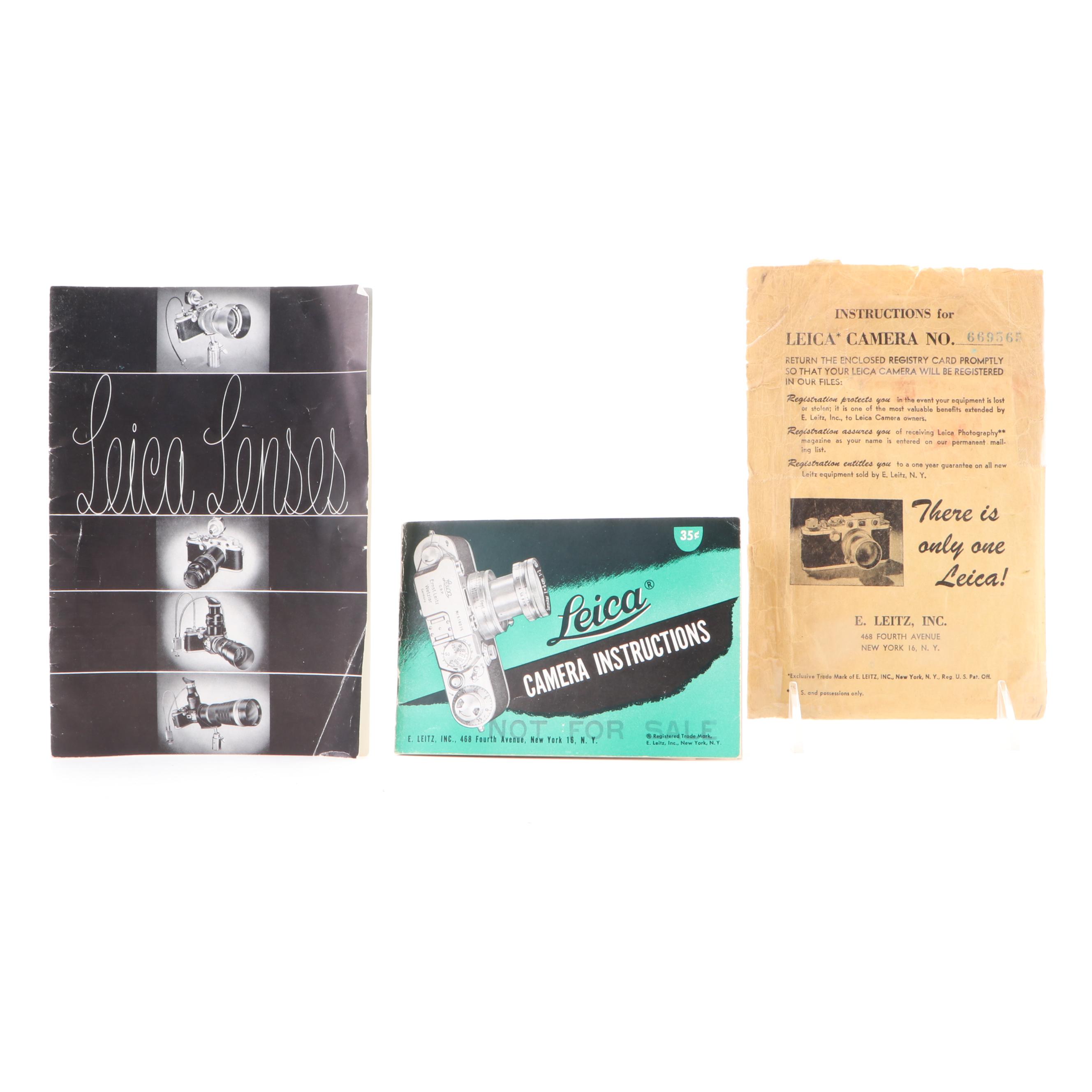 Leica Ernst Leitz IIIF Camera, Leica Lenses, Light Meters and Accessories