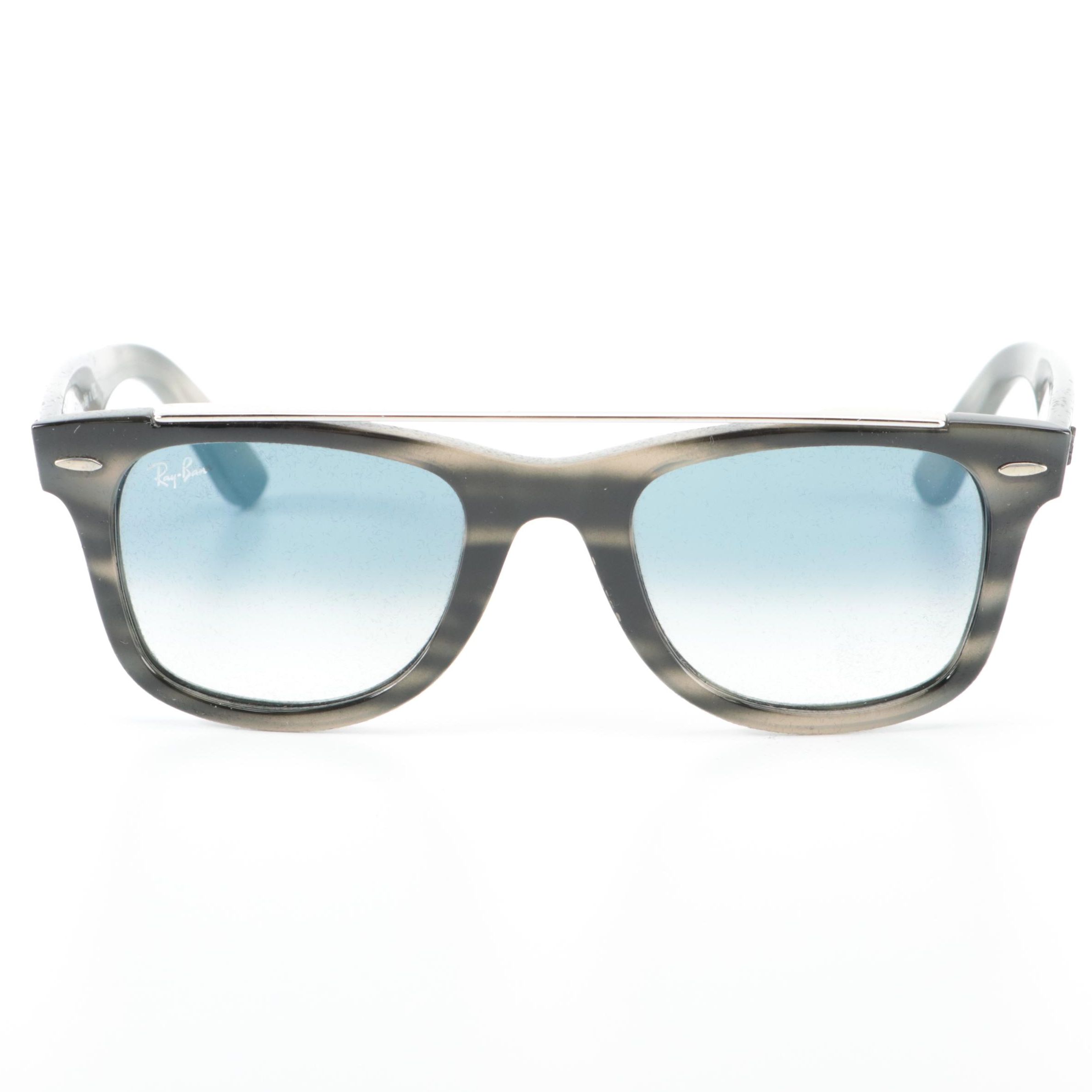 Ray-Ban RB4540 Double Bridge Wayfarer Sunglasses with Case