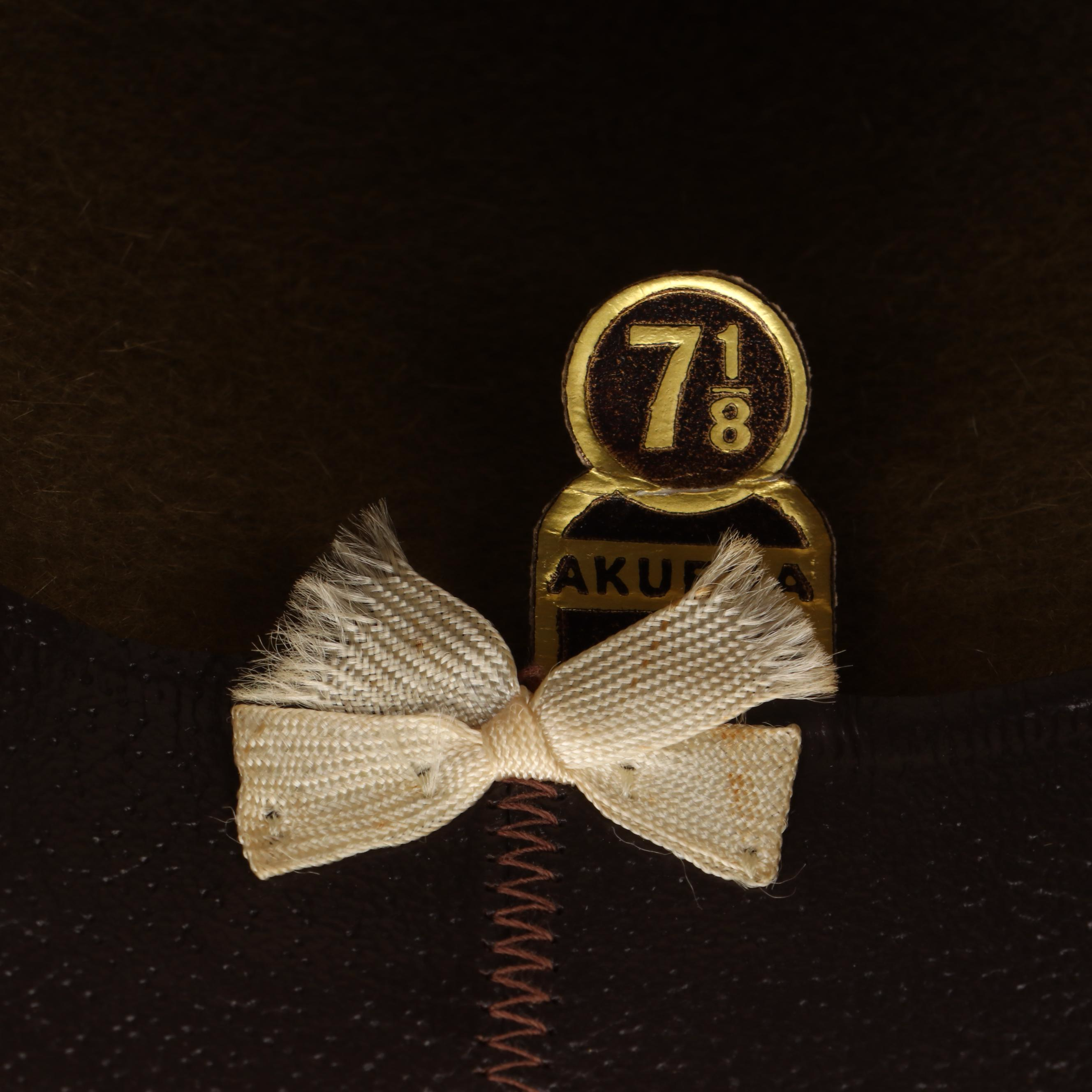 Akubra Fur Felt Military Slouch Hat with U.S. Army CBI and USACE Hatpins