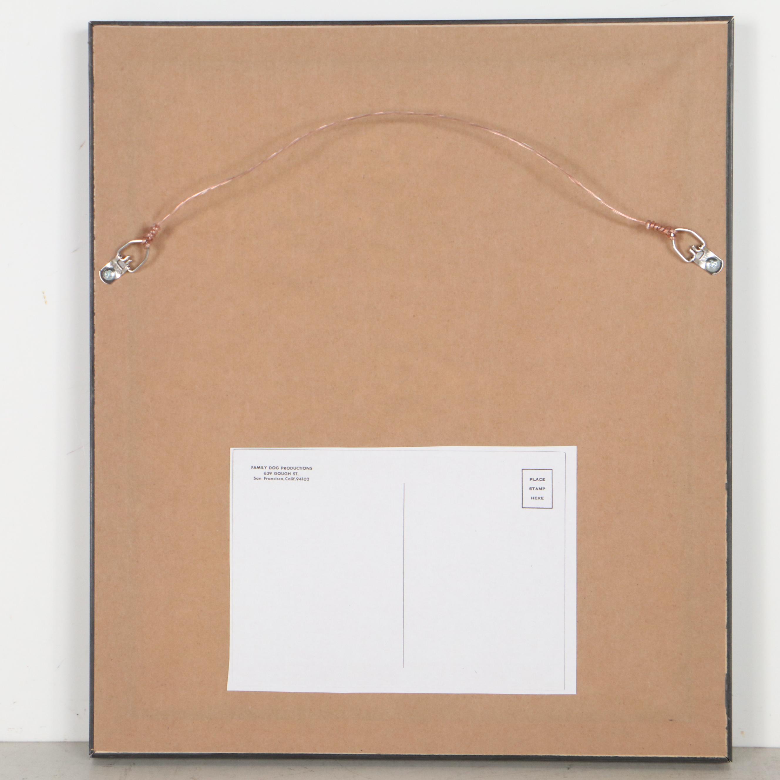 The Doors at Avalon Ballroom Lithograph Concert Poster, 1967