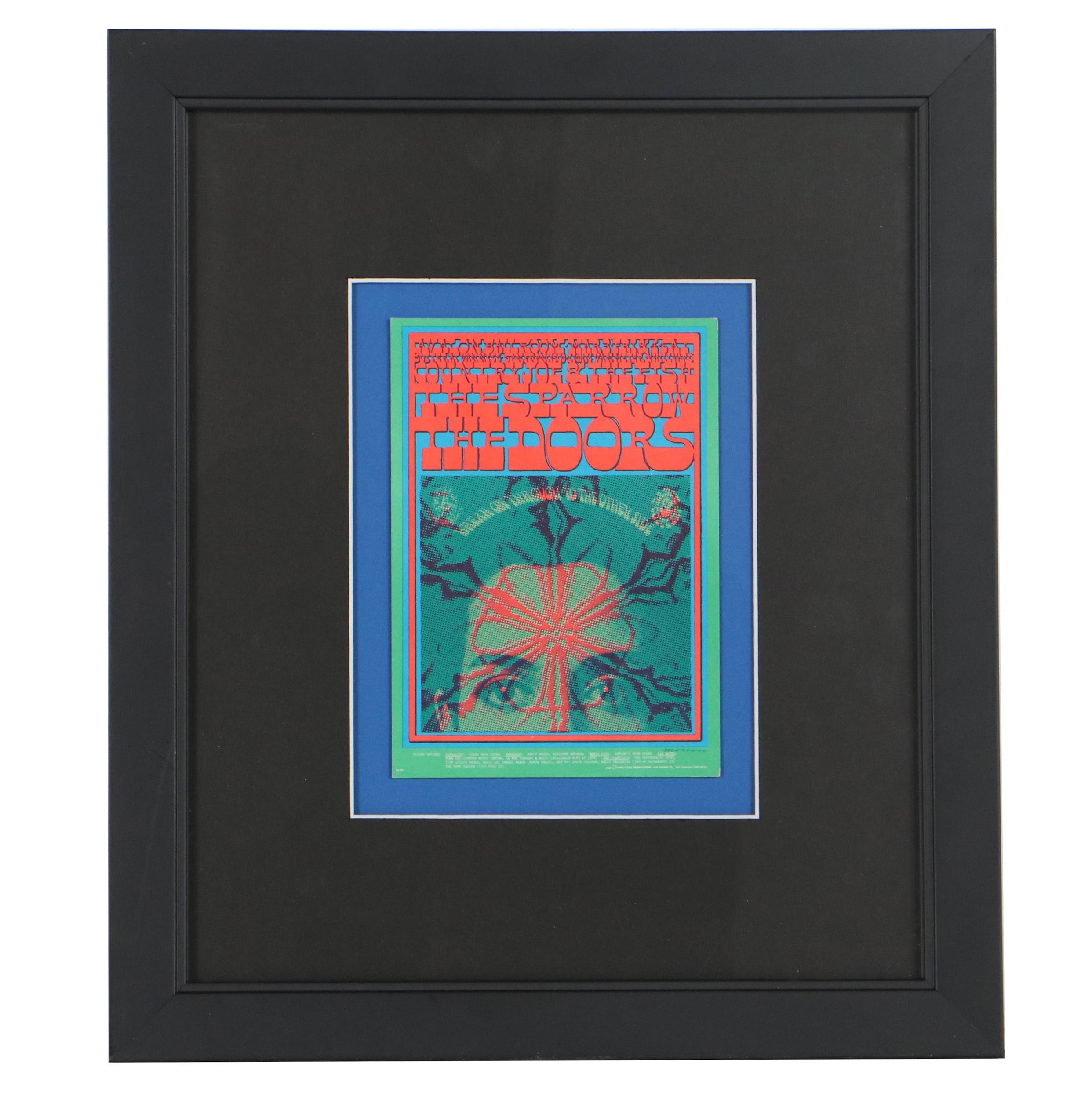 The Doors at Avalon Ballroom Lithograph Concert Poster, 1967