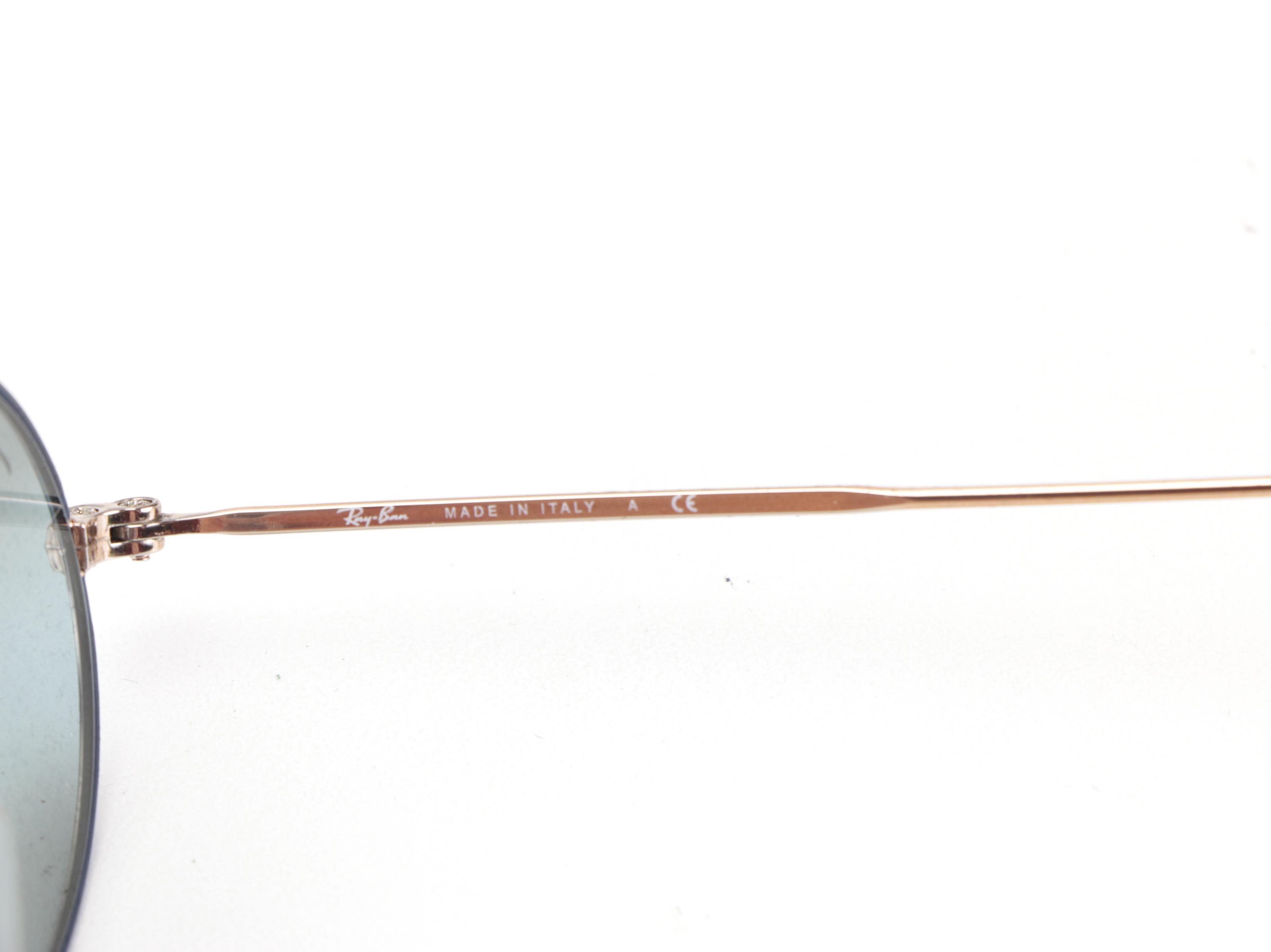 Ray-Ban RB3547 Oval Sunglasses with Case and Box