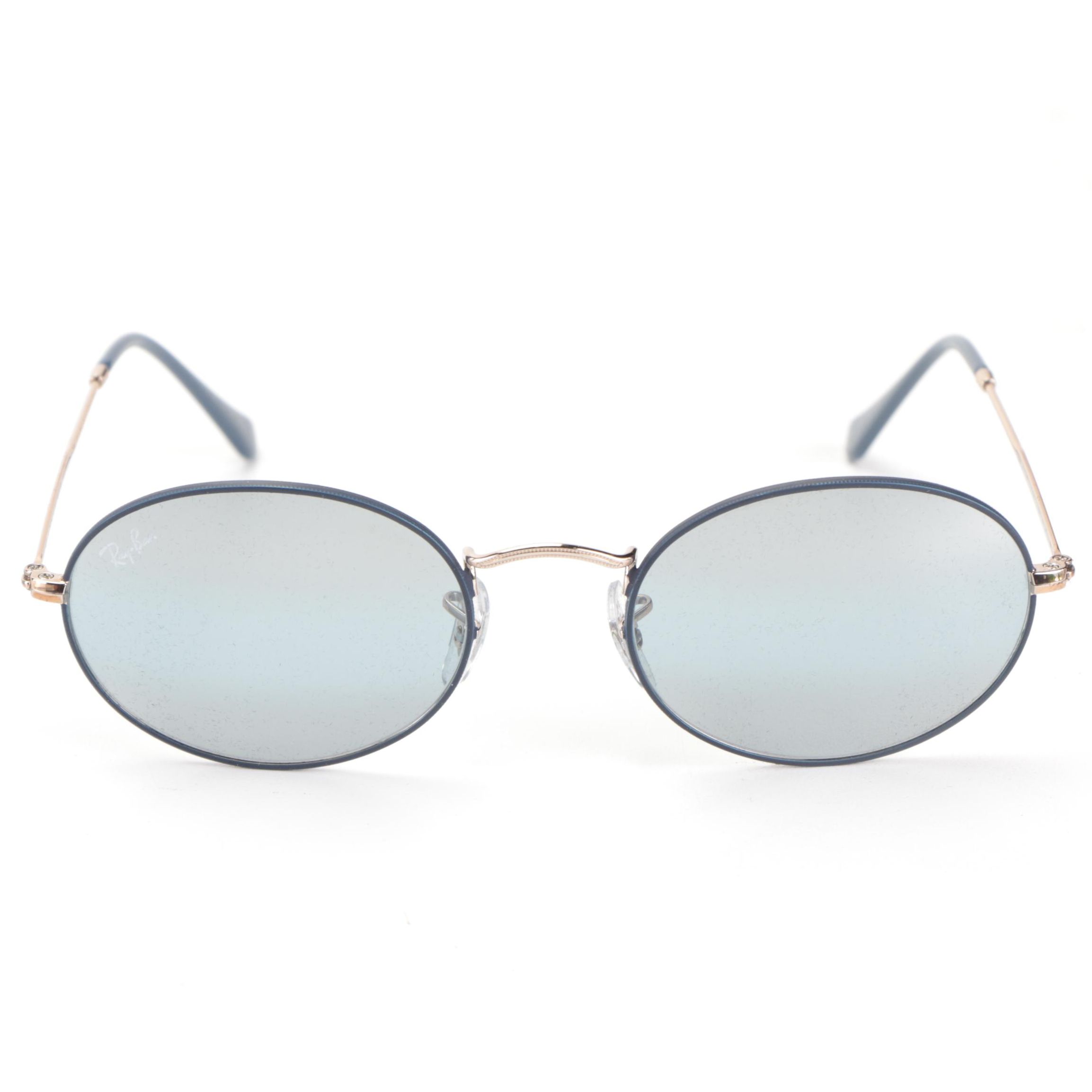 Ray-Ban RB3547 Oval Sunglasses with Case and Box