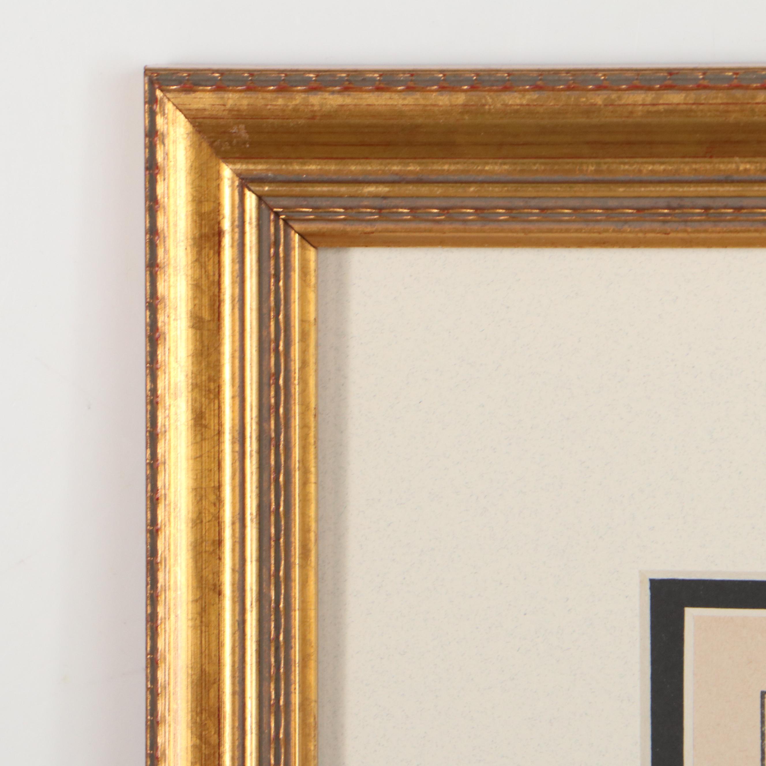 Mast, Crowell & Kirkpatrick Wax Engraving Map of France, Circa 1890