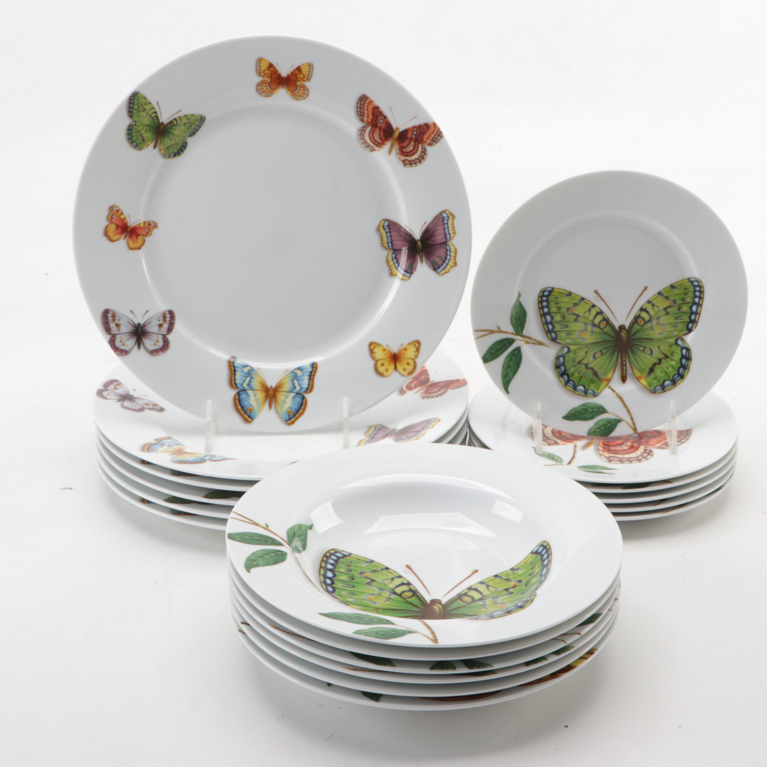 Neiman Marcus "Butterfly" Porcelain Dinnerware