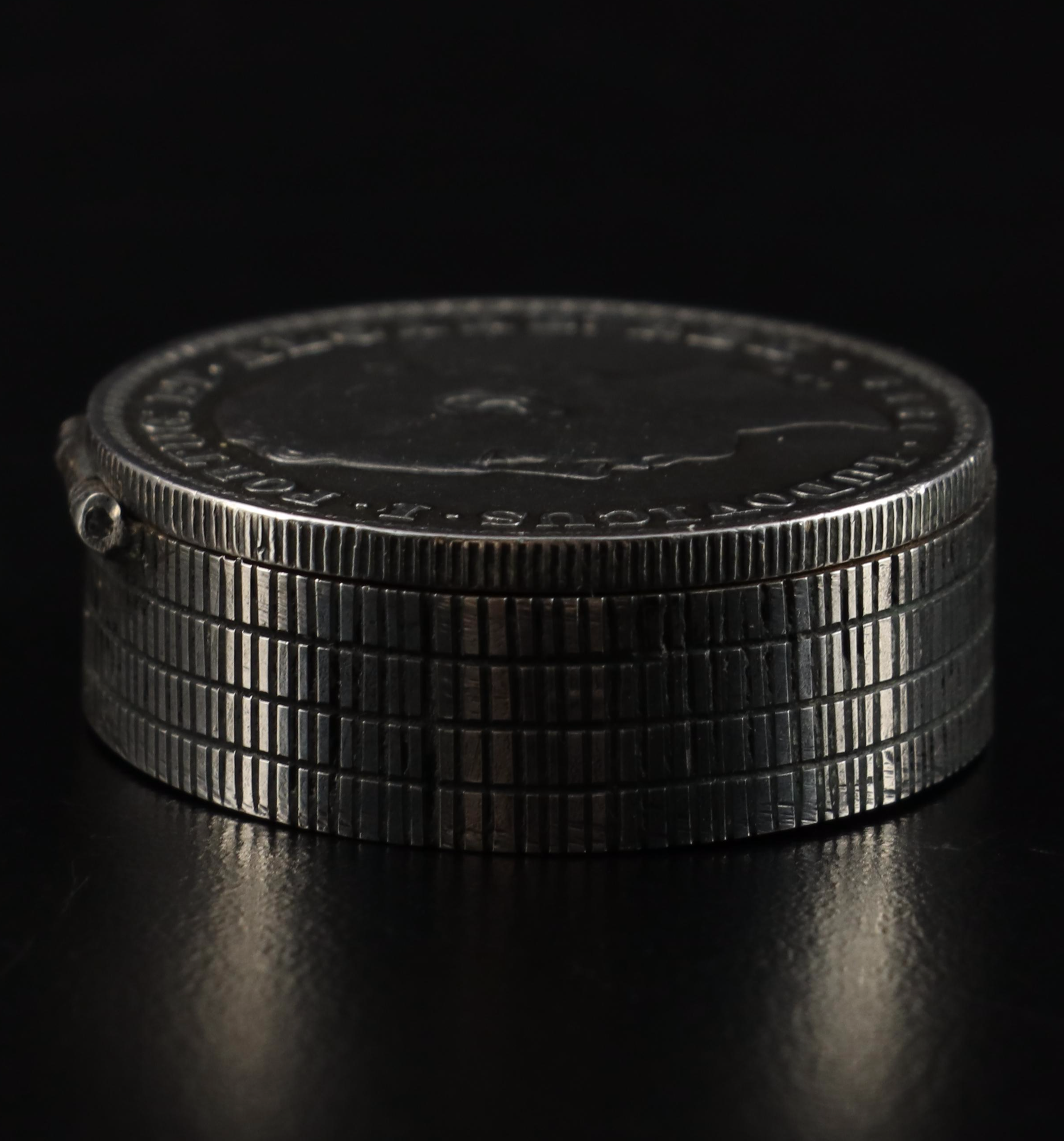 W. A. Sarmento Portuguese 835 and 950 Silver Reis Lid Box