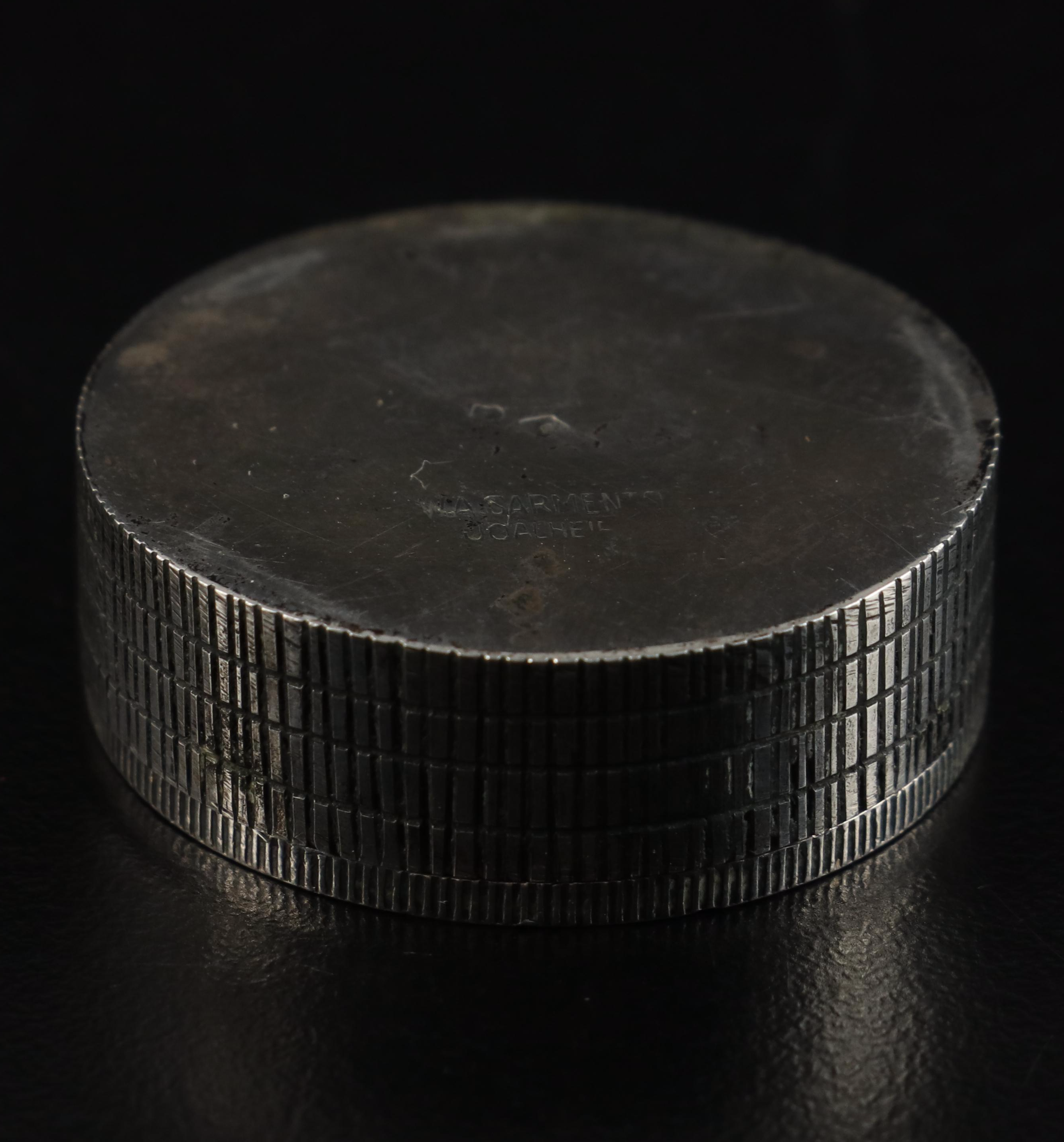 W. A. Sarmento Portuguese 835 and 950 Silver Reis Lid Box