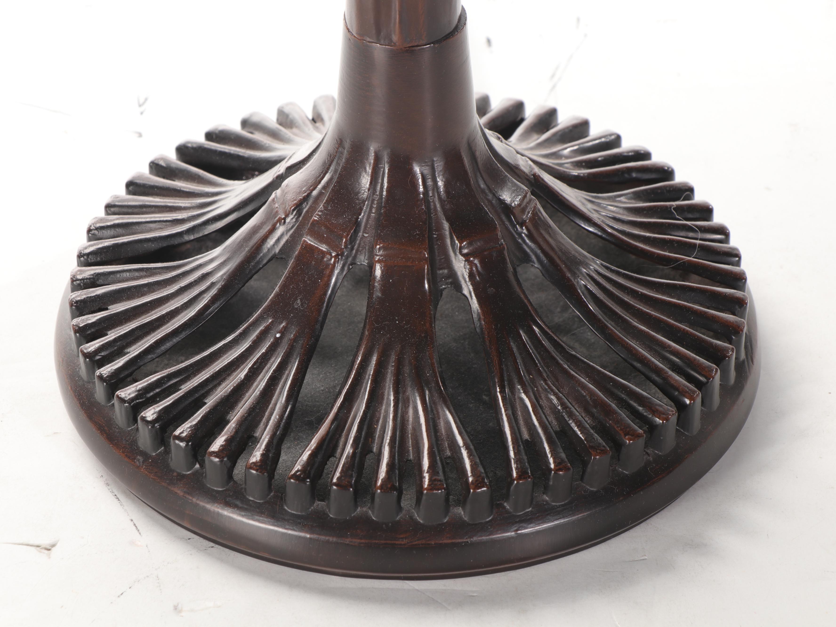 Colour Creations Timeless Serenity by Tania Bricel Slag Glass Table Lamp