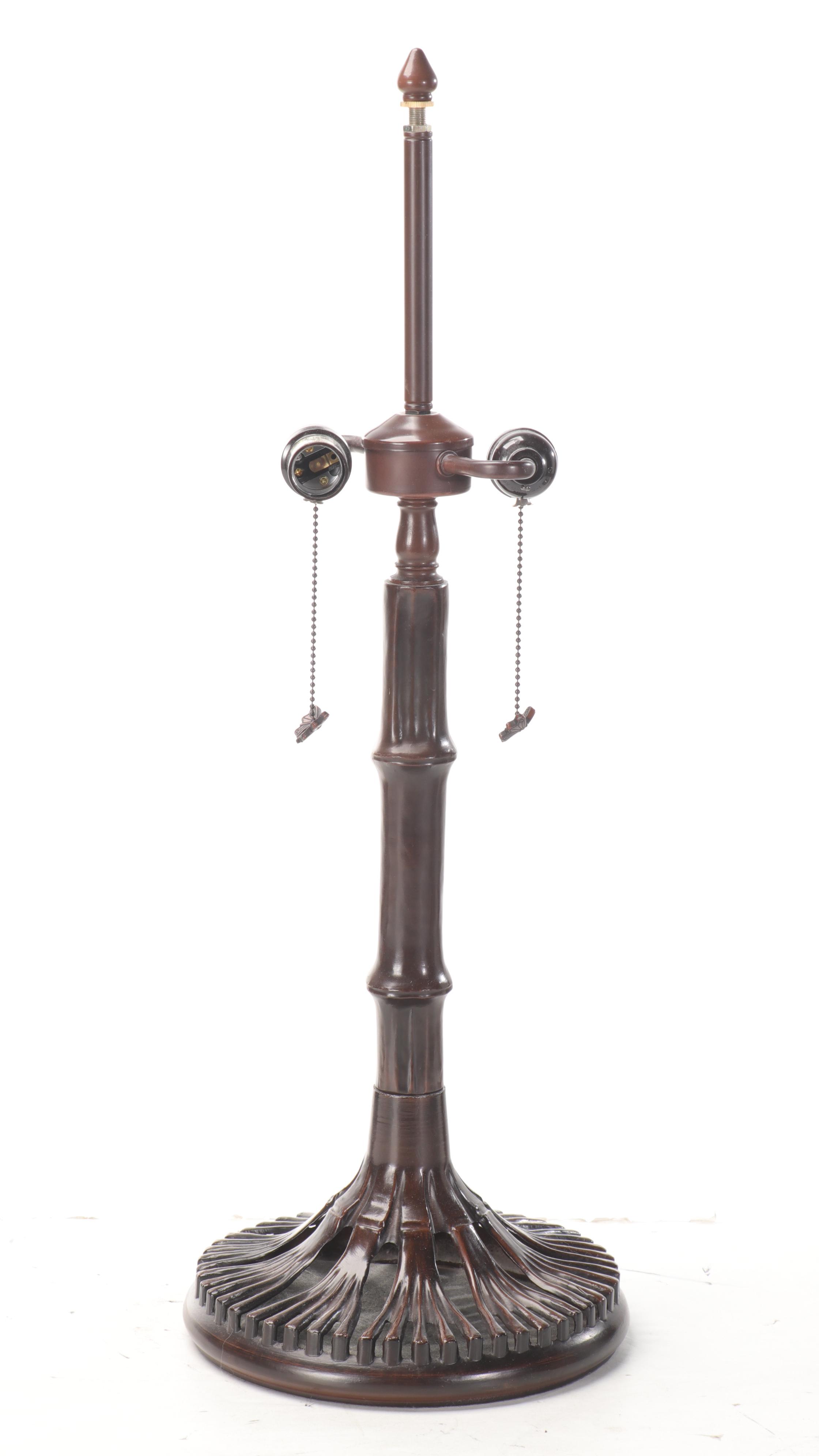 Colour Creations Timeless Serenity by Tania Bricel Slag Glass Table Lamp